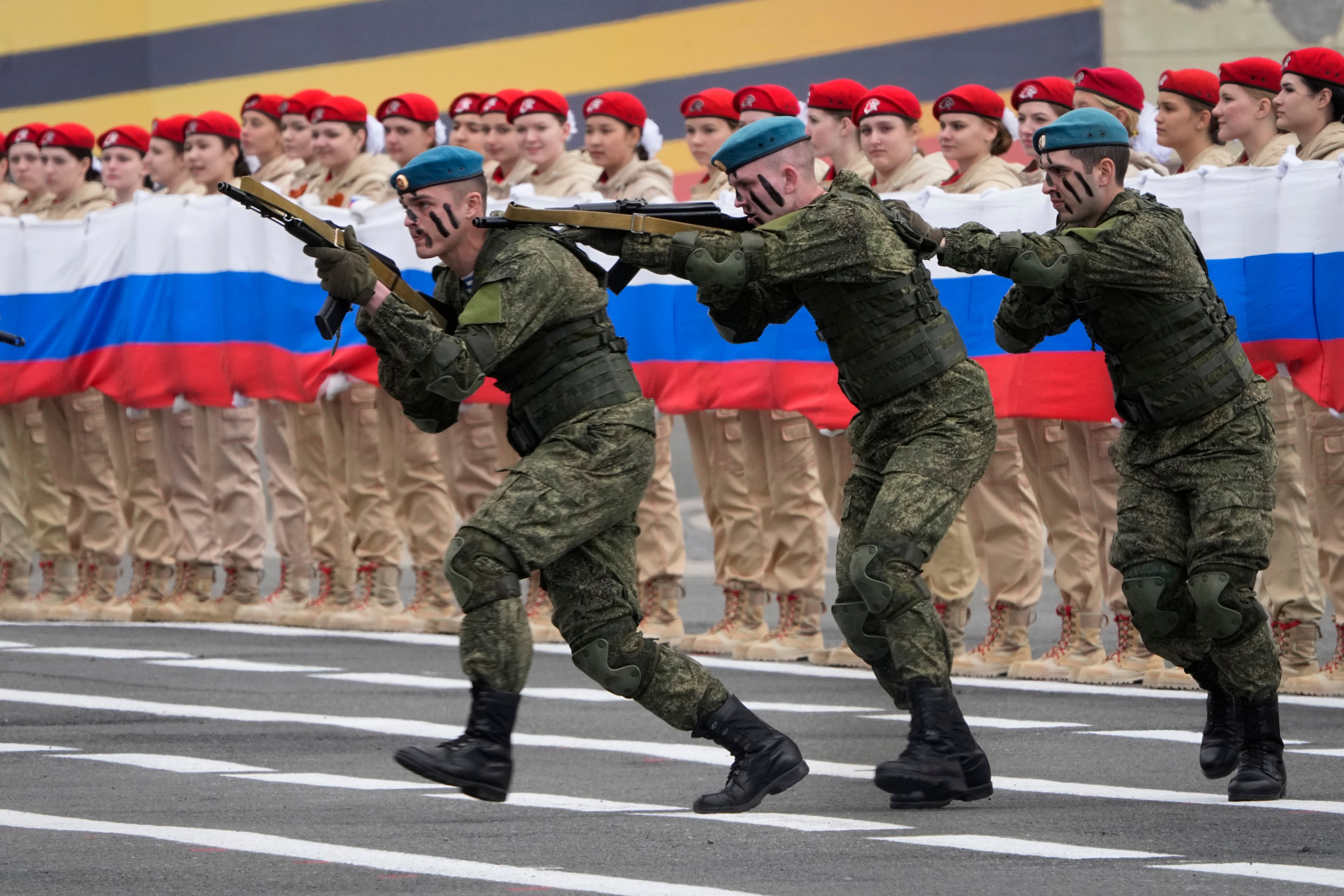 Russia Victory Day Parade Rehearsal