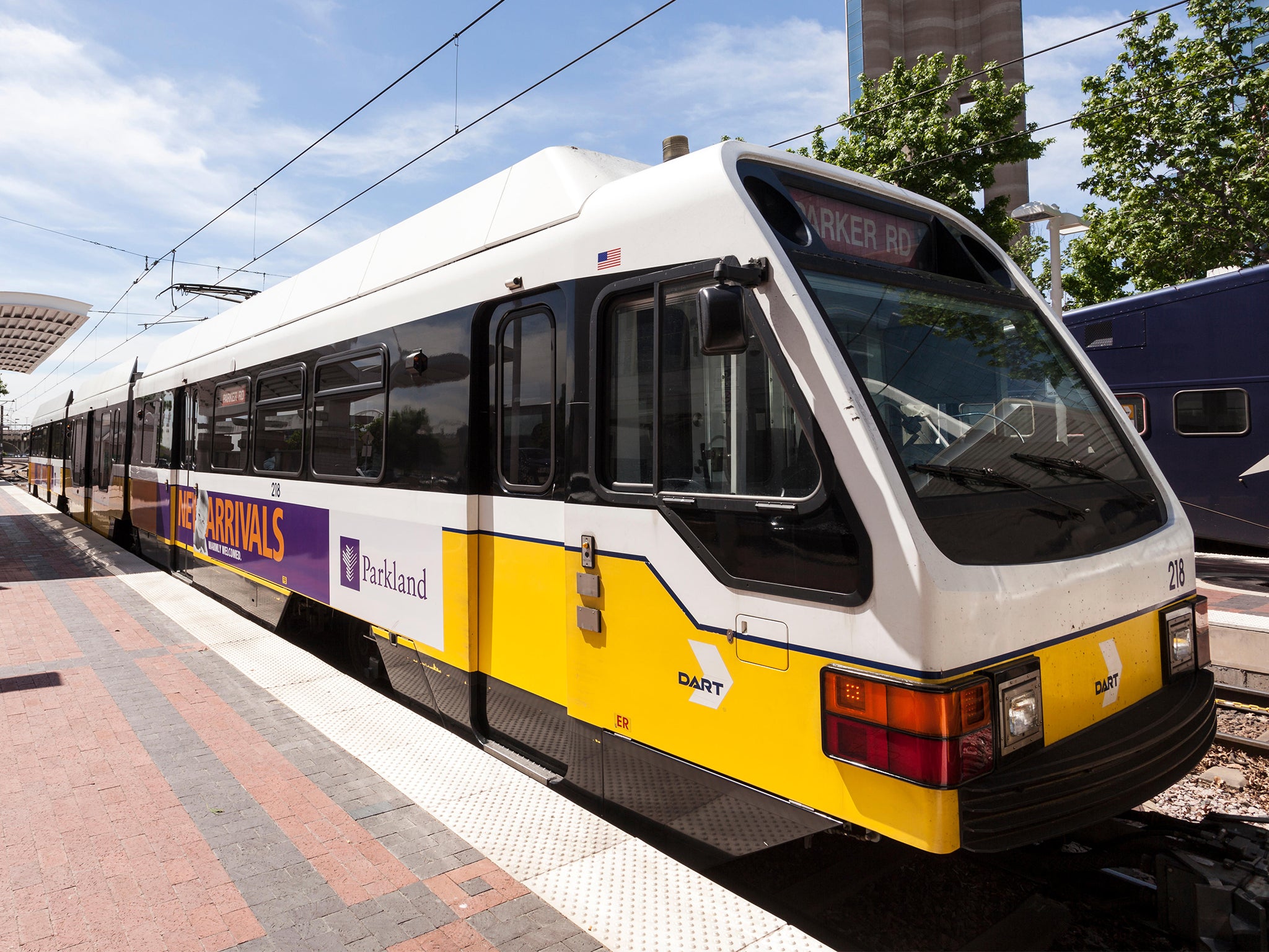 A shooting broke out on Sunday afternoon near the Hatcher Station of the Dallas Area Rapid Transit system, leaving one dead and two injured