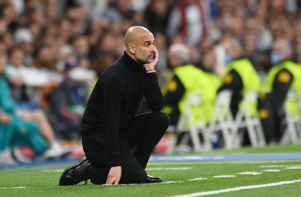 Guardiola watched his City side capitulate at the Bernabeu last year