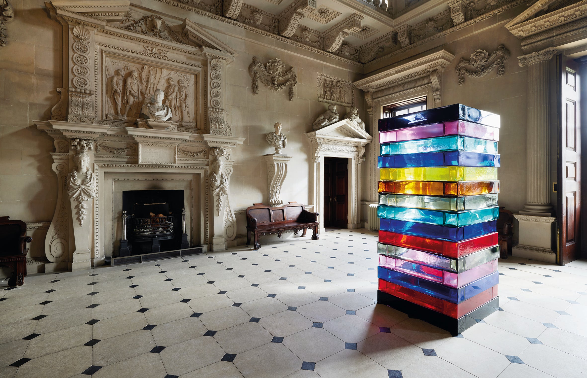 ‘Venice Stack’ is one of Scully’s artworks on display in Houghton Hall