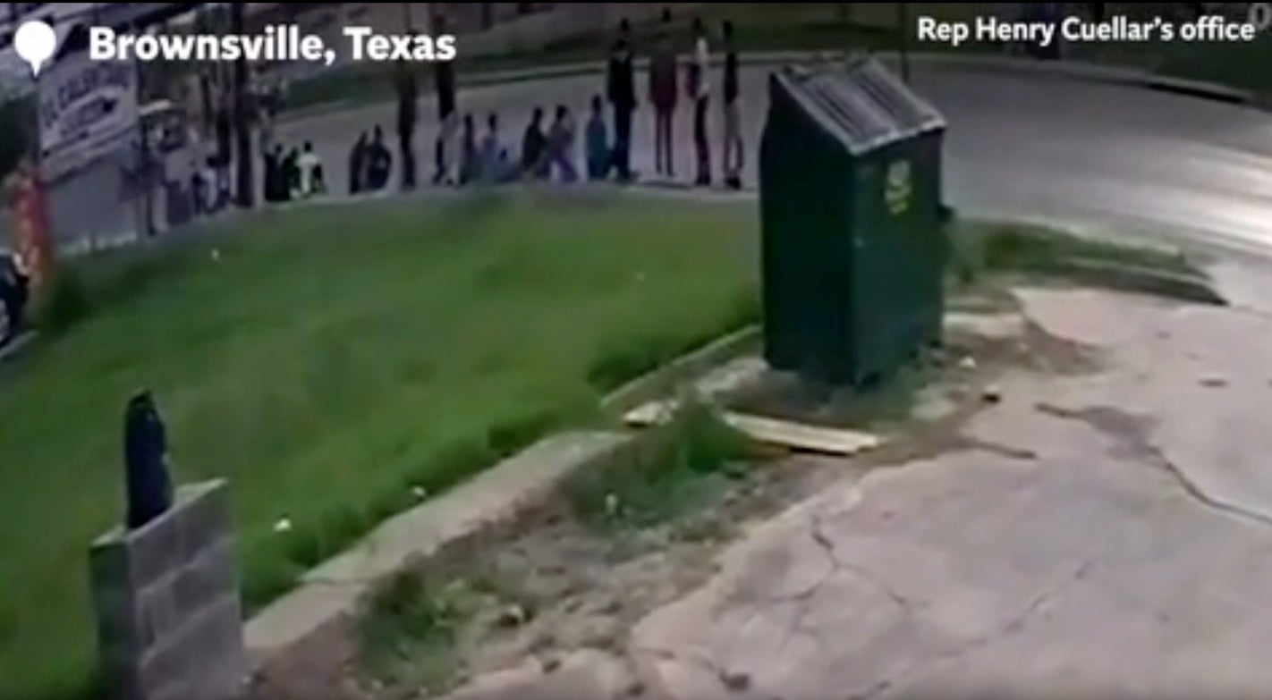 Footage captures the fatal crash at a migrant shelter in Brownsville