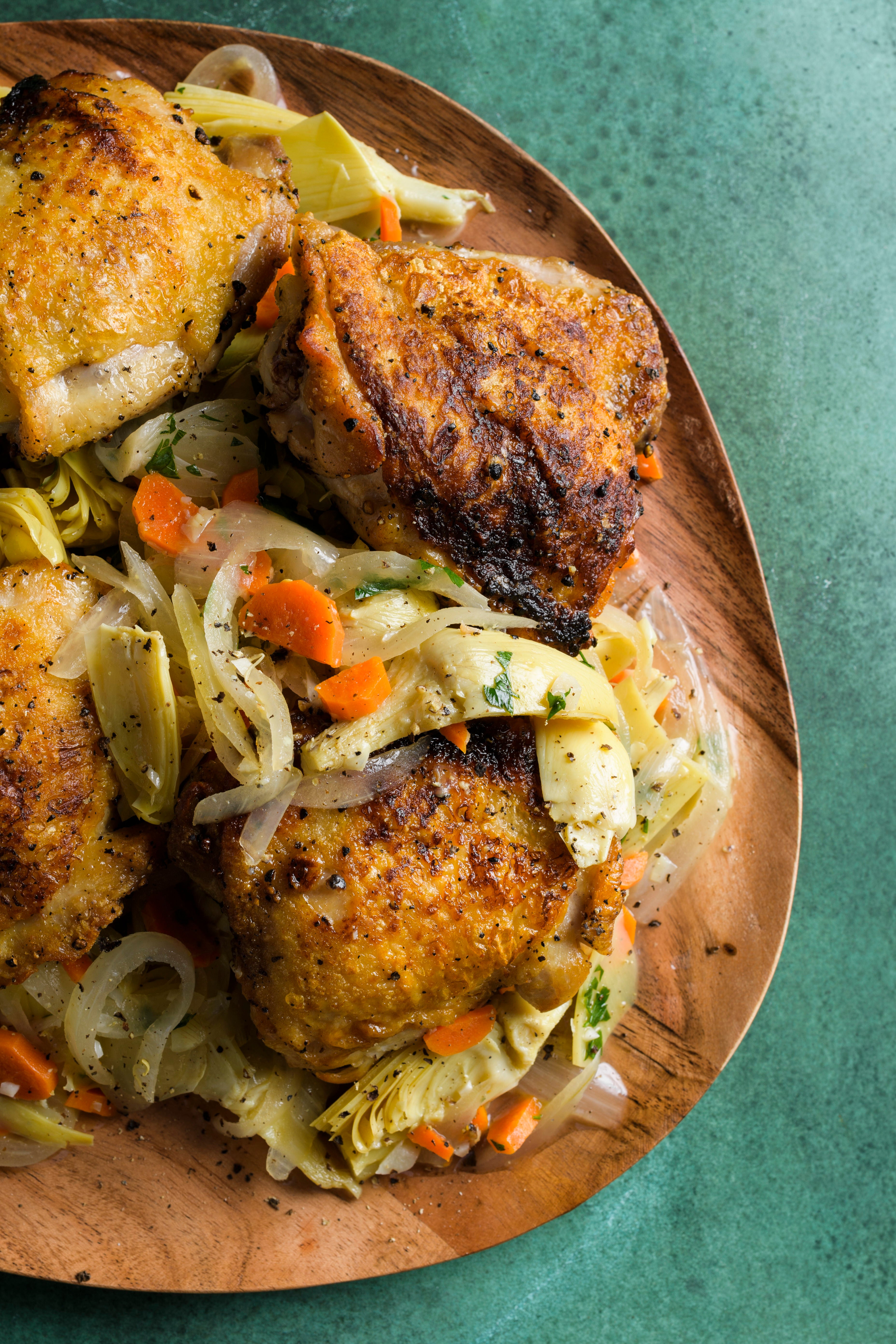 Food-MilkStreet-Chicken with Artichokes and White Wine