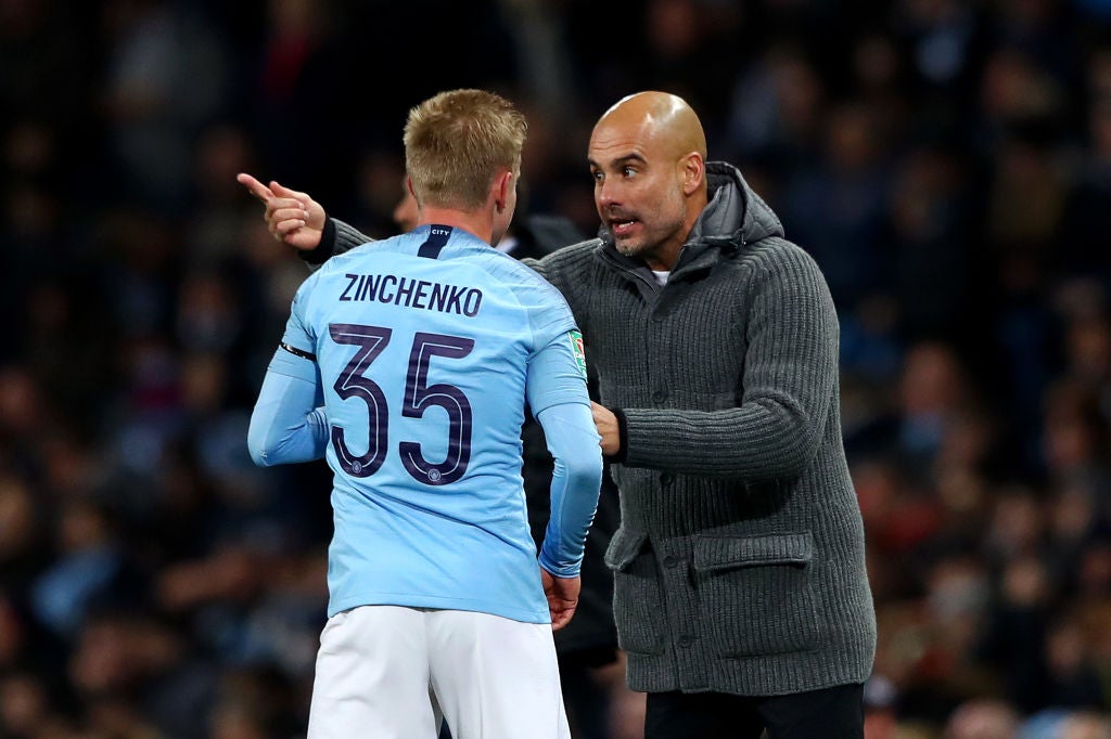 Oleksandr Zinchenko played under Pep Guardiola and City before joining Arsenal