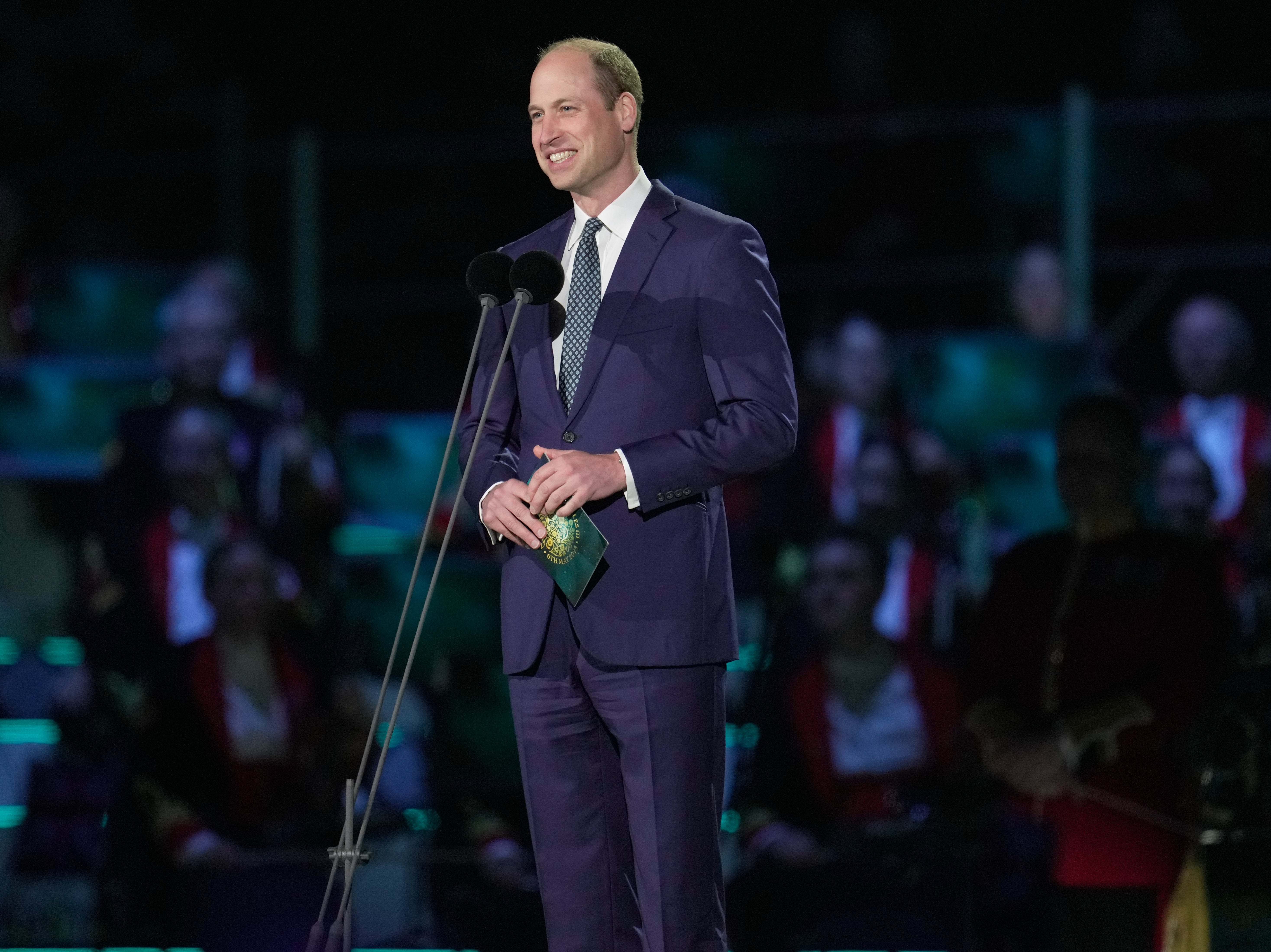 Kate reacts to Prince William’s ‘goofy’ dad joke during coronation concert speech