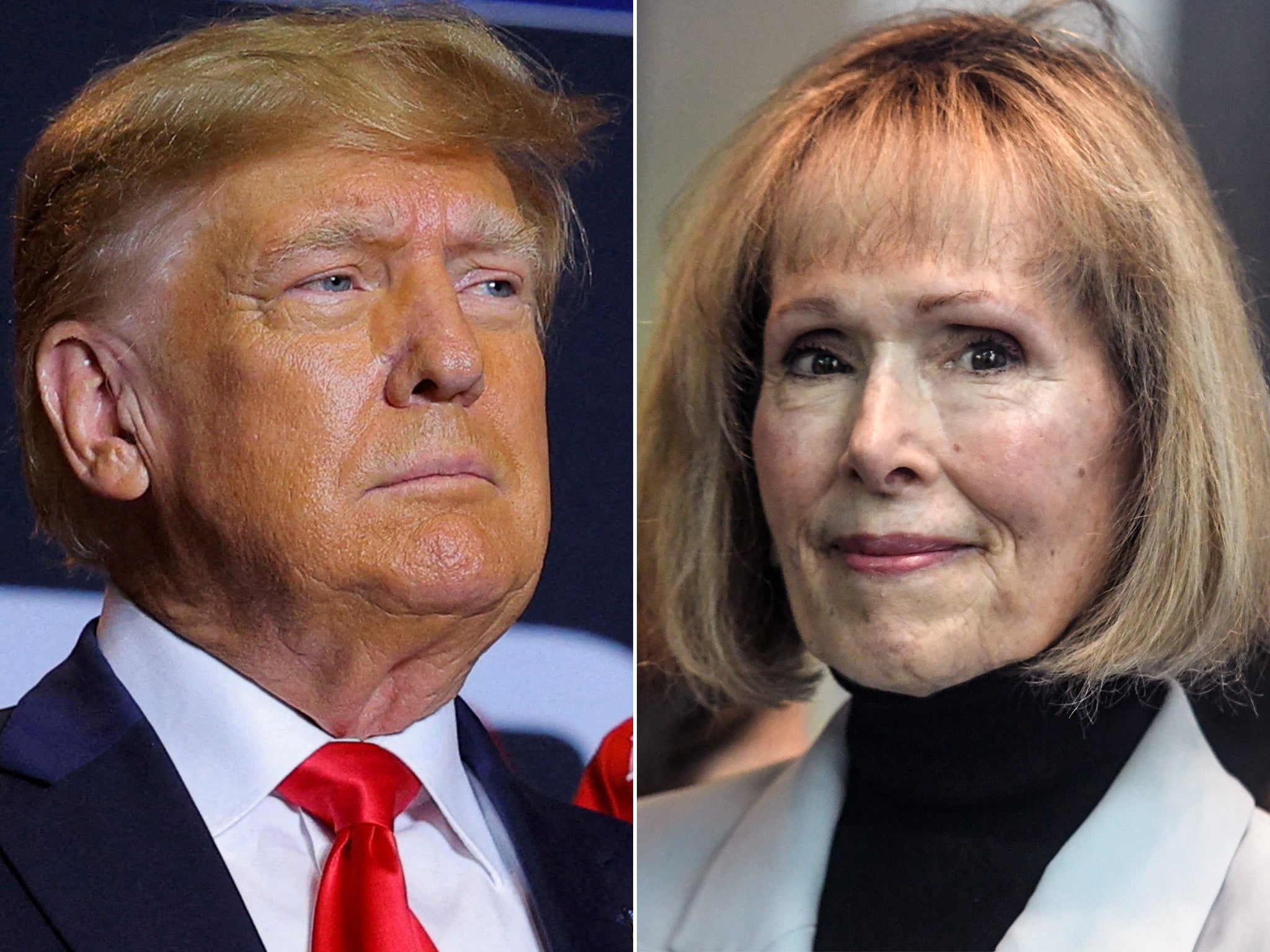 Donald Trump and E Jean Carroll