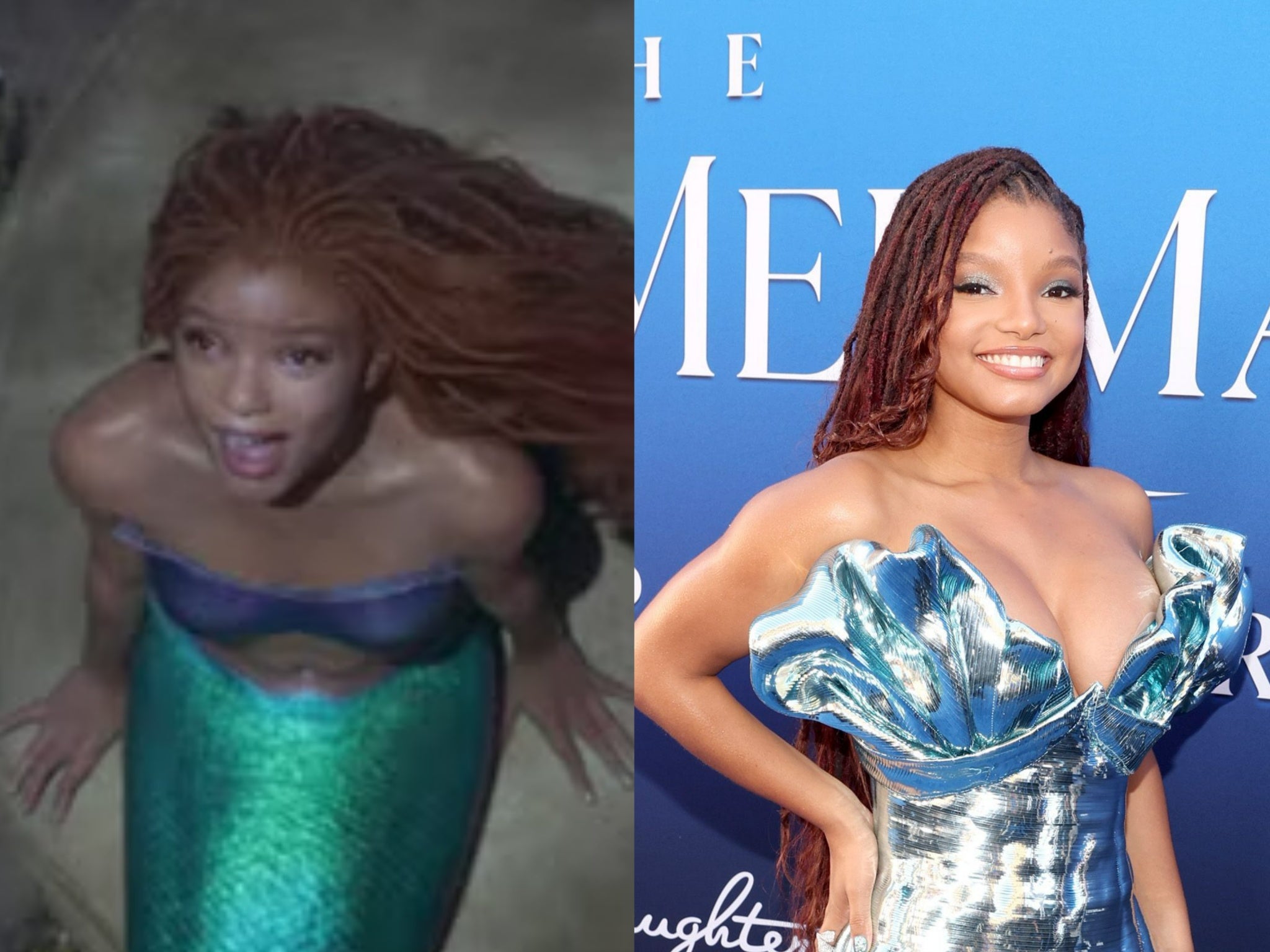 Halle Bailey as Ariel in The Little Mermaid