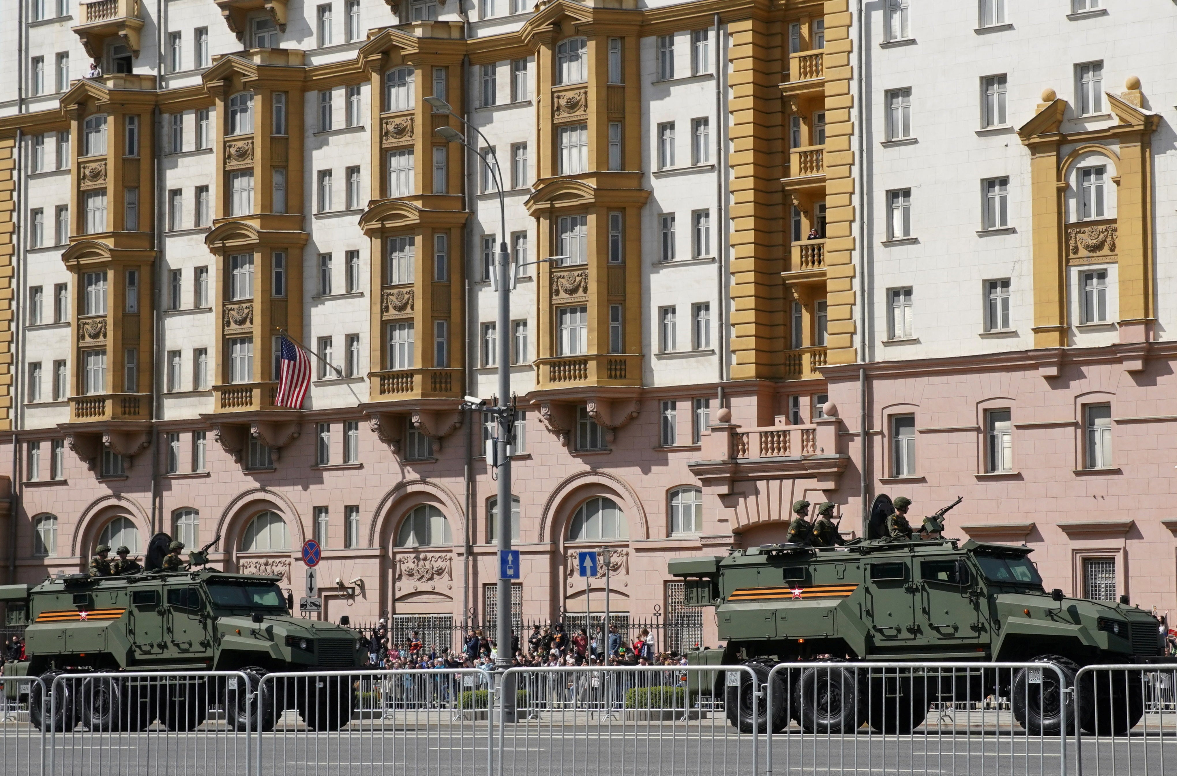 Russians were treated to a ‘slimmed down’ Victory Day parade