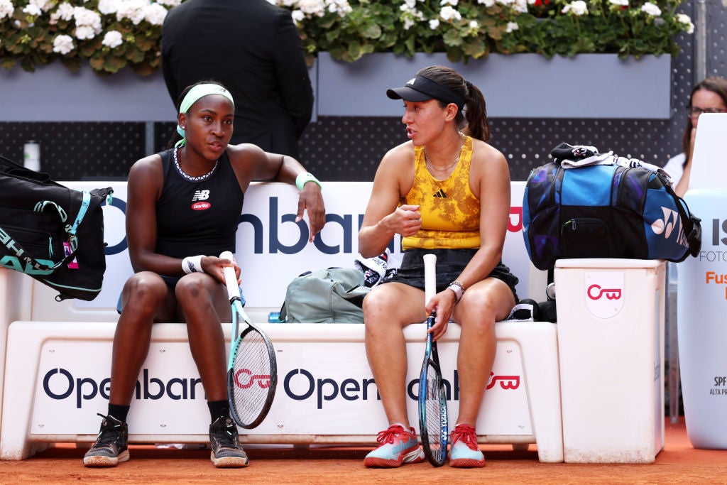 Women’s doubles finalists were not allowed to speak after the final