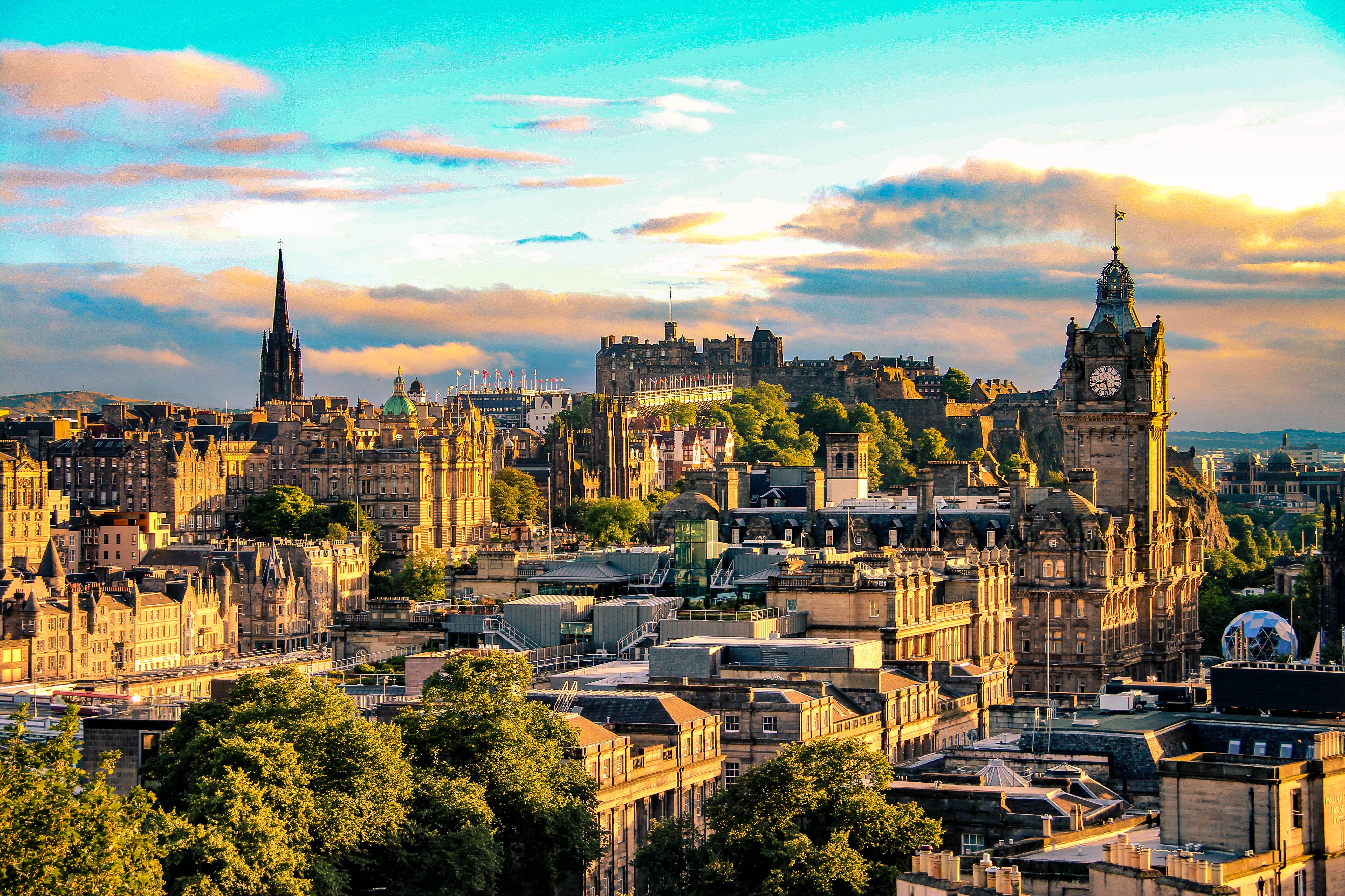 Take in the stunning Edinburgh skyline from Carlton Hill