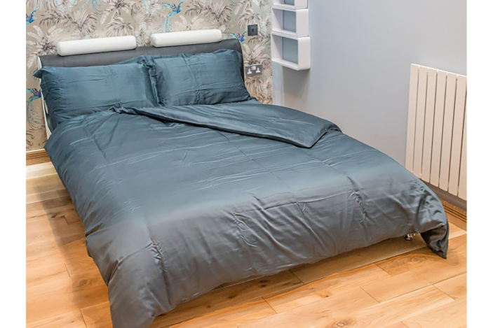 Green Bear 4-piece bamboo bedding set including duvet cover