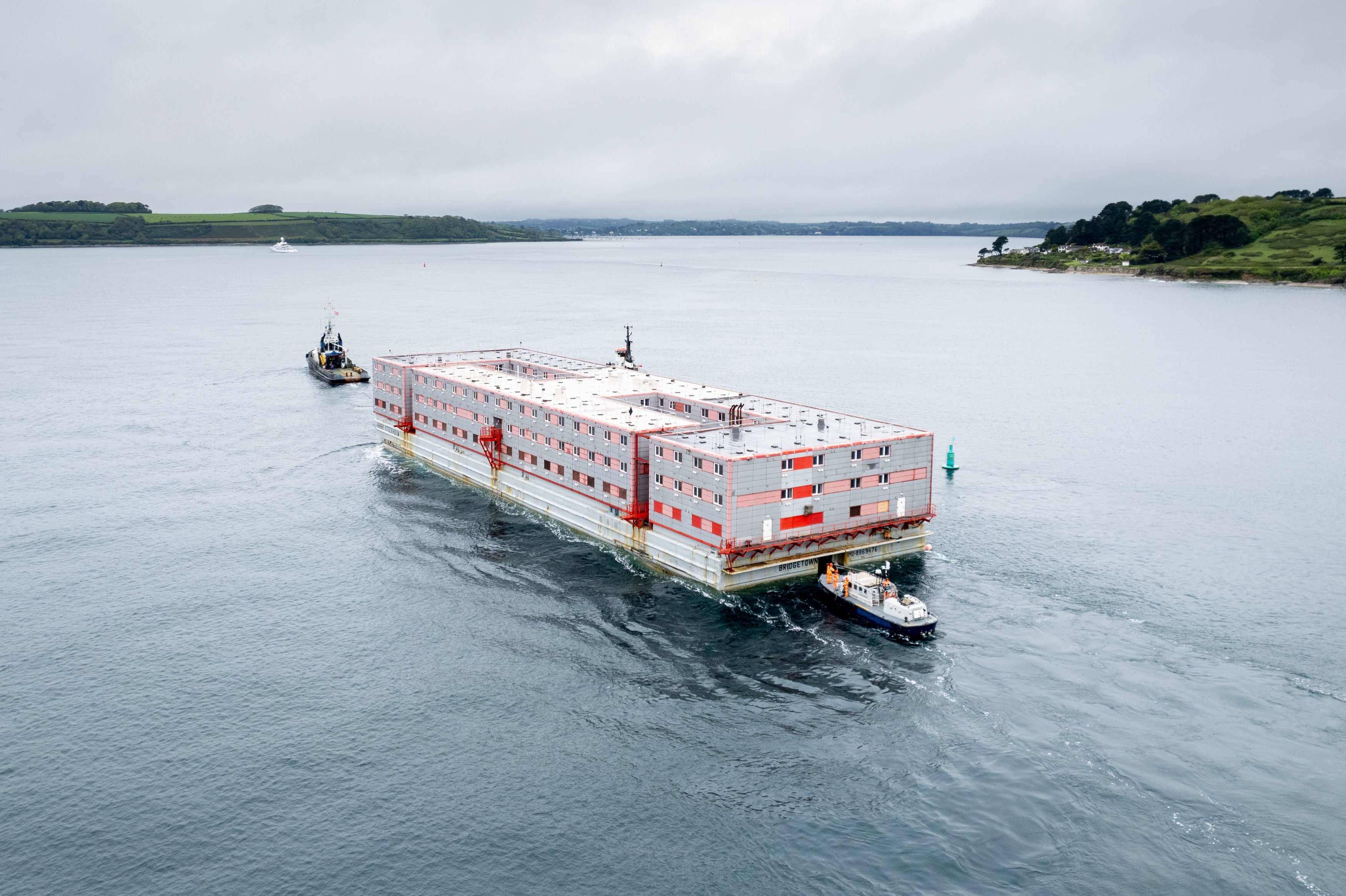 Bibby Stockholm barge set to dock in Portland