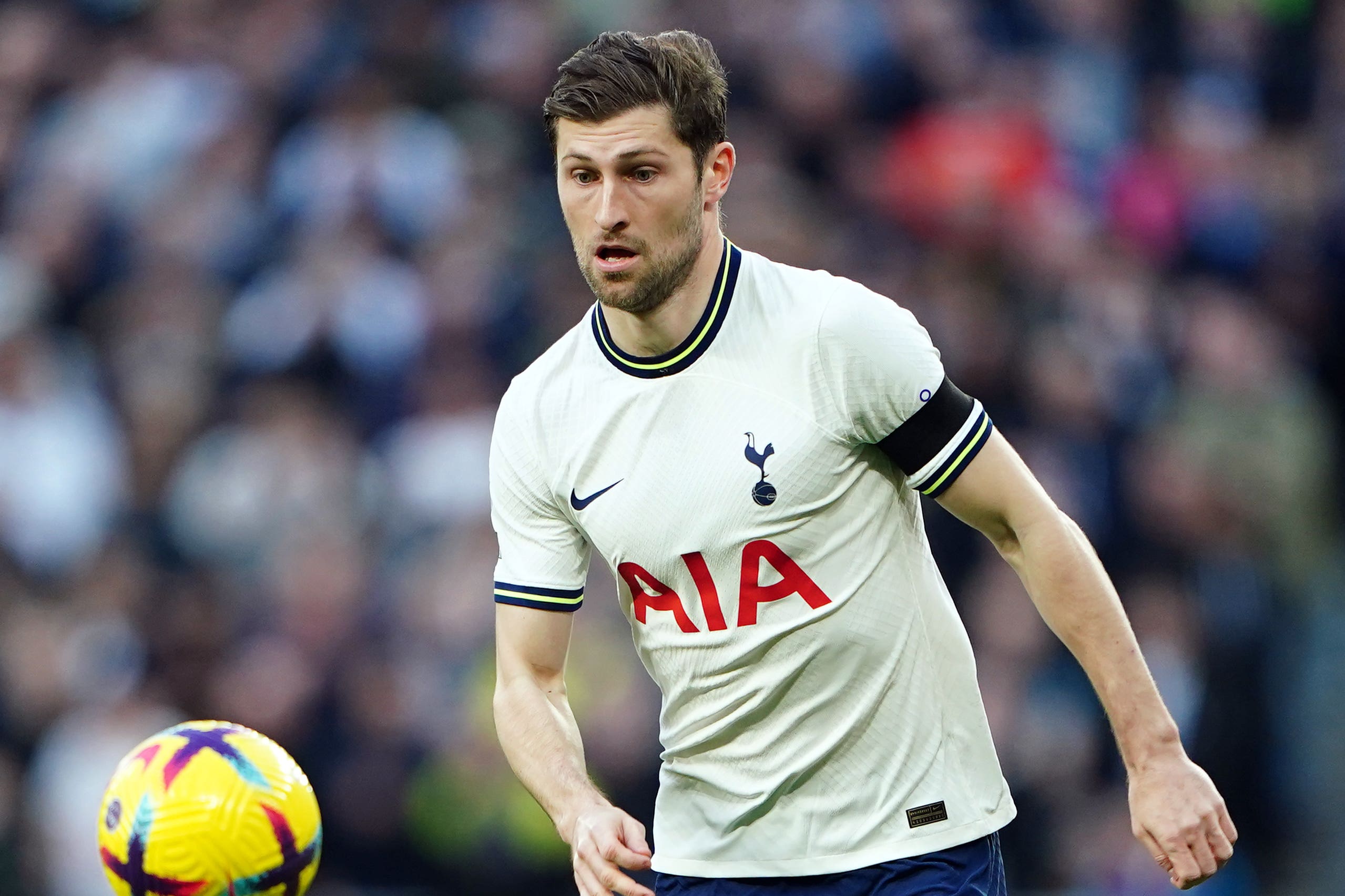 Ben Davies, pictured, has praised the impact of Ryan Mason (Zac Goodwin/PA)