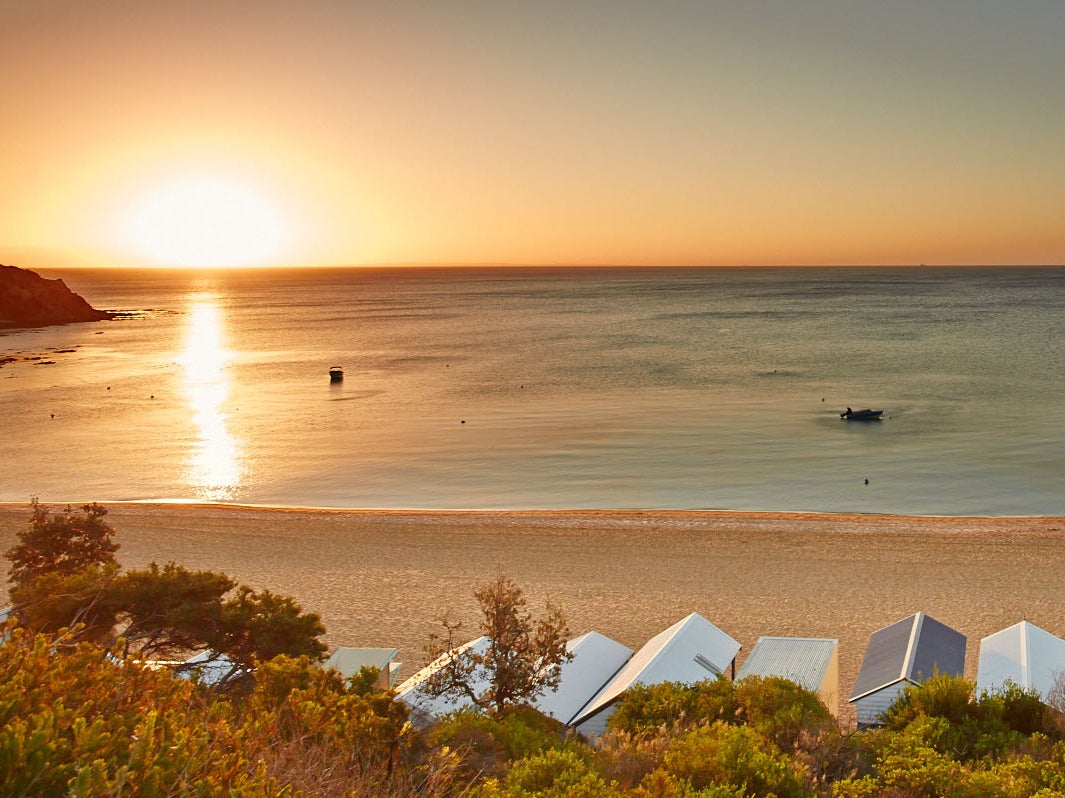 Enjoy the view on the Mornington Peninsula, looking over Mount Martha Beach and Port Phillip Bay