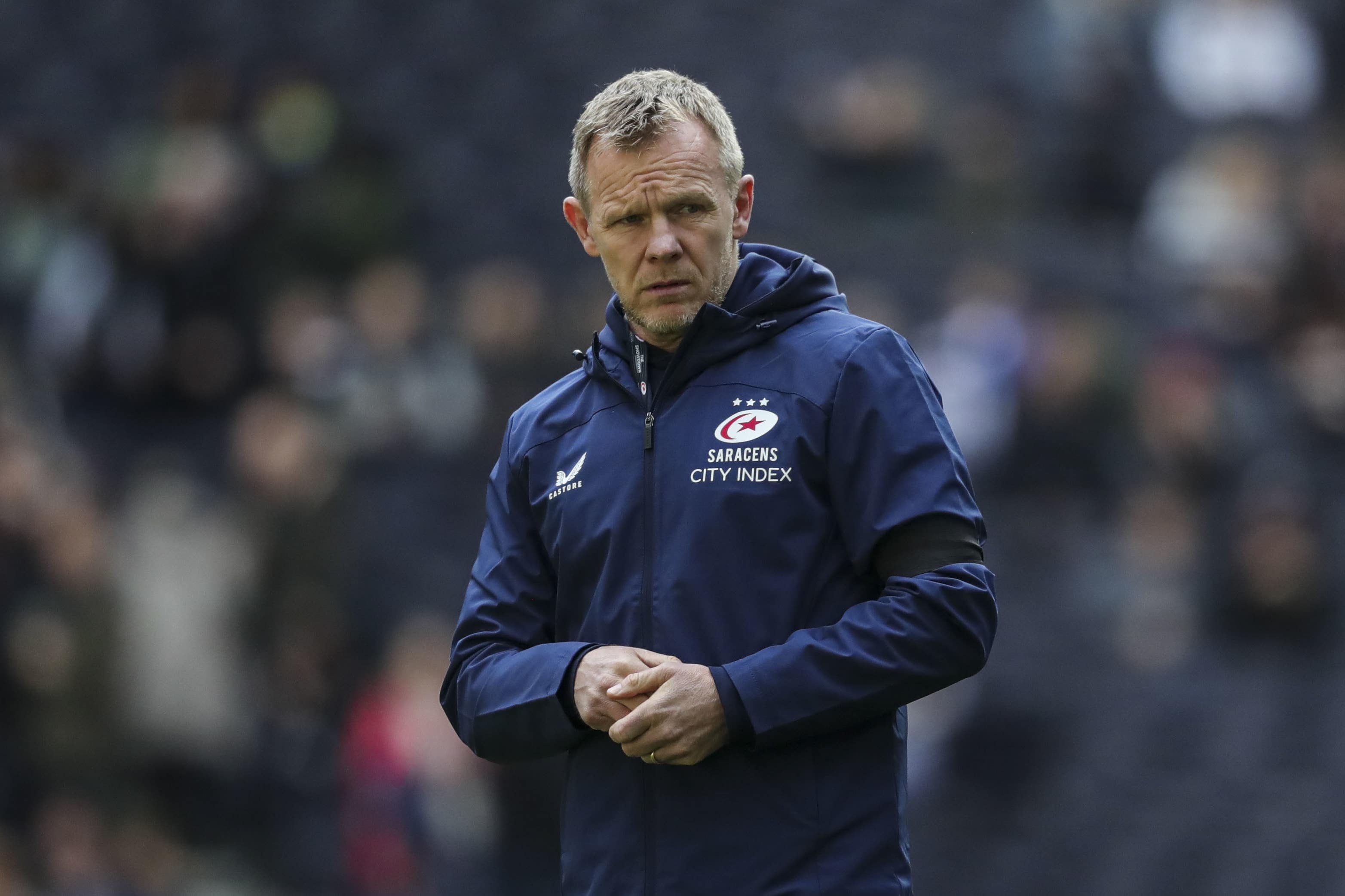 Saracens rugby director Mark McCall saw his team beaten by Leicester in last season’s Premiership final (Ben Whitley/PA)