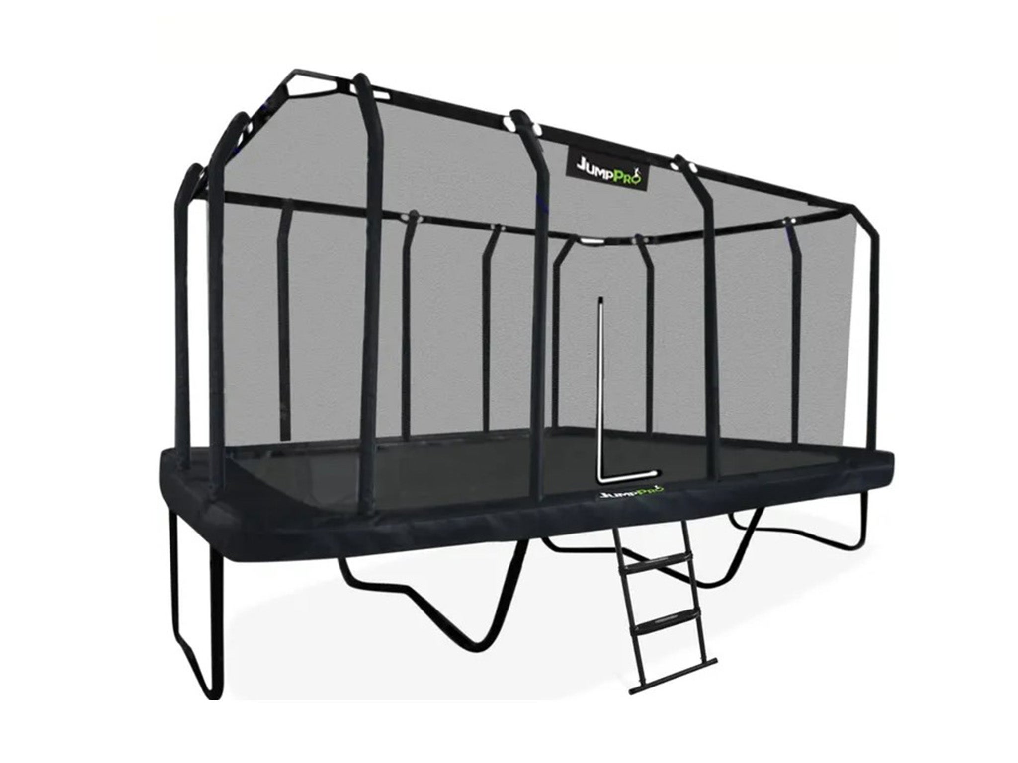 JumpPRO xtra black rectangular trampoline