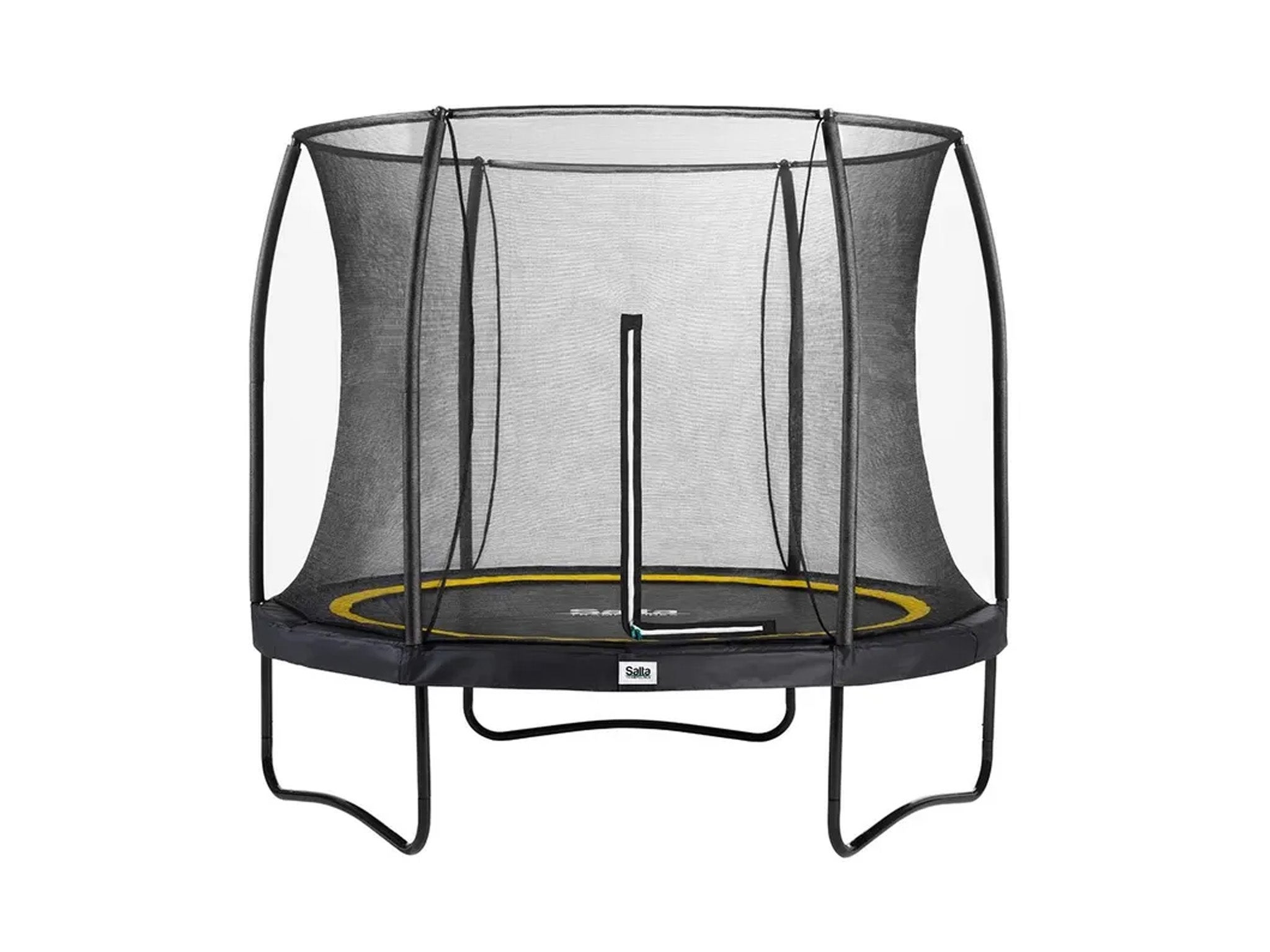 Salta 10ft black round comfort edition trampoline with enclosure