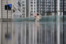 Parts of England battered by hail, rain and thunder amid yellow warning