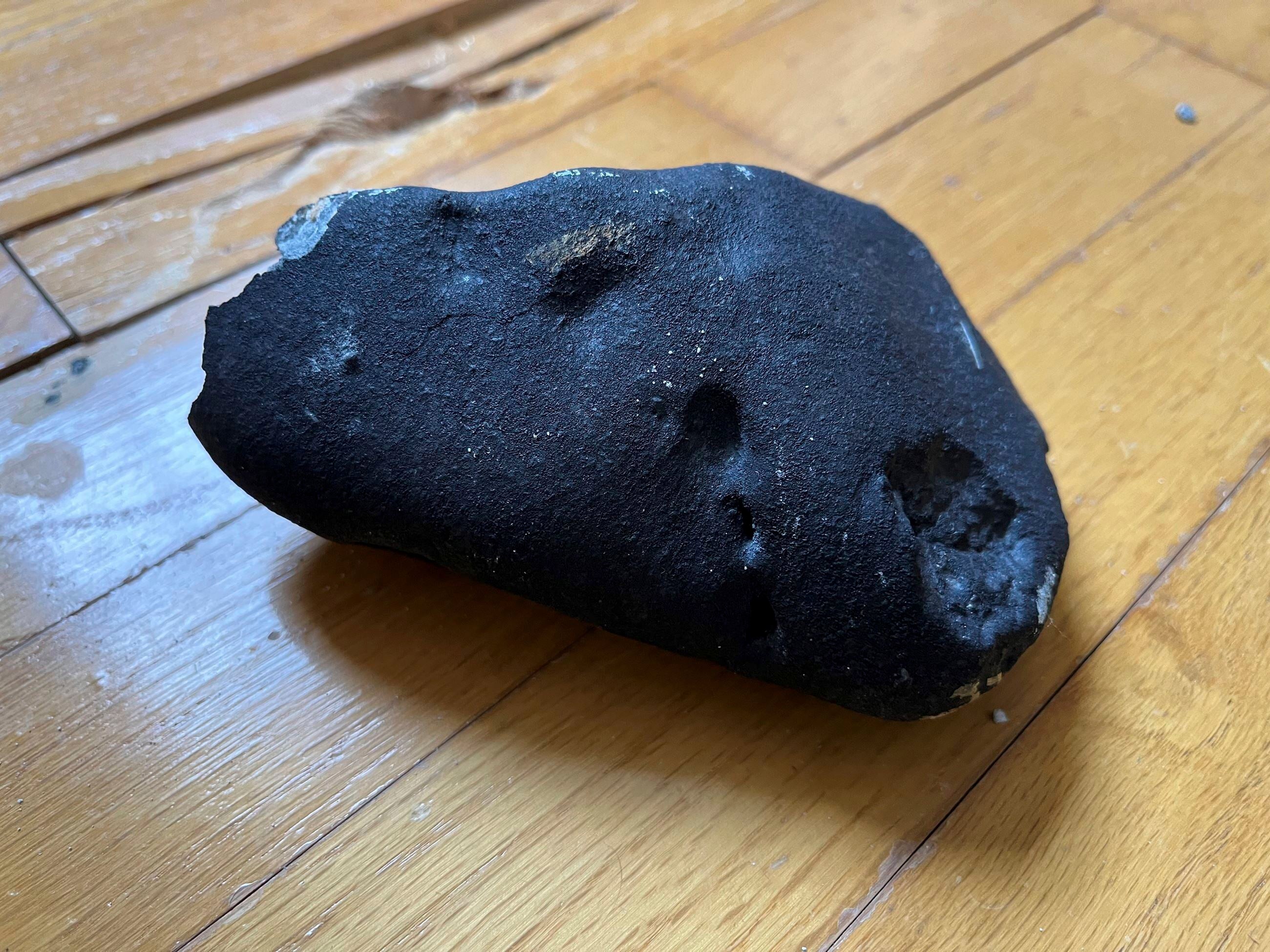Home Damaged Possible Meteorite