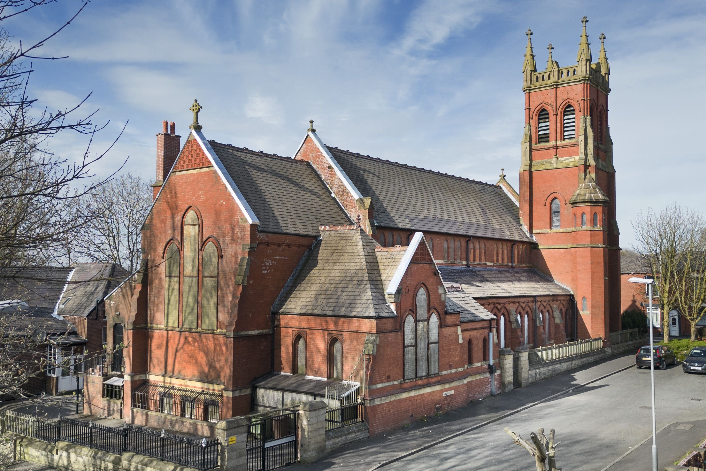 The Church of SS Peter and Paul and All Saints in Oldham (Alun Bull/Historic England/PA)