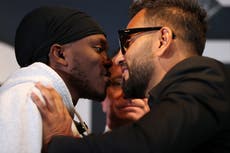 KSI vs Fournier live stream: How to watch fight online and on TV this weekend