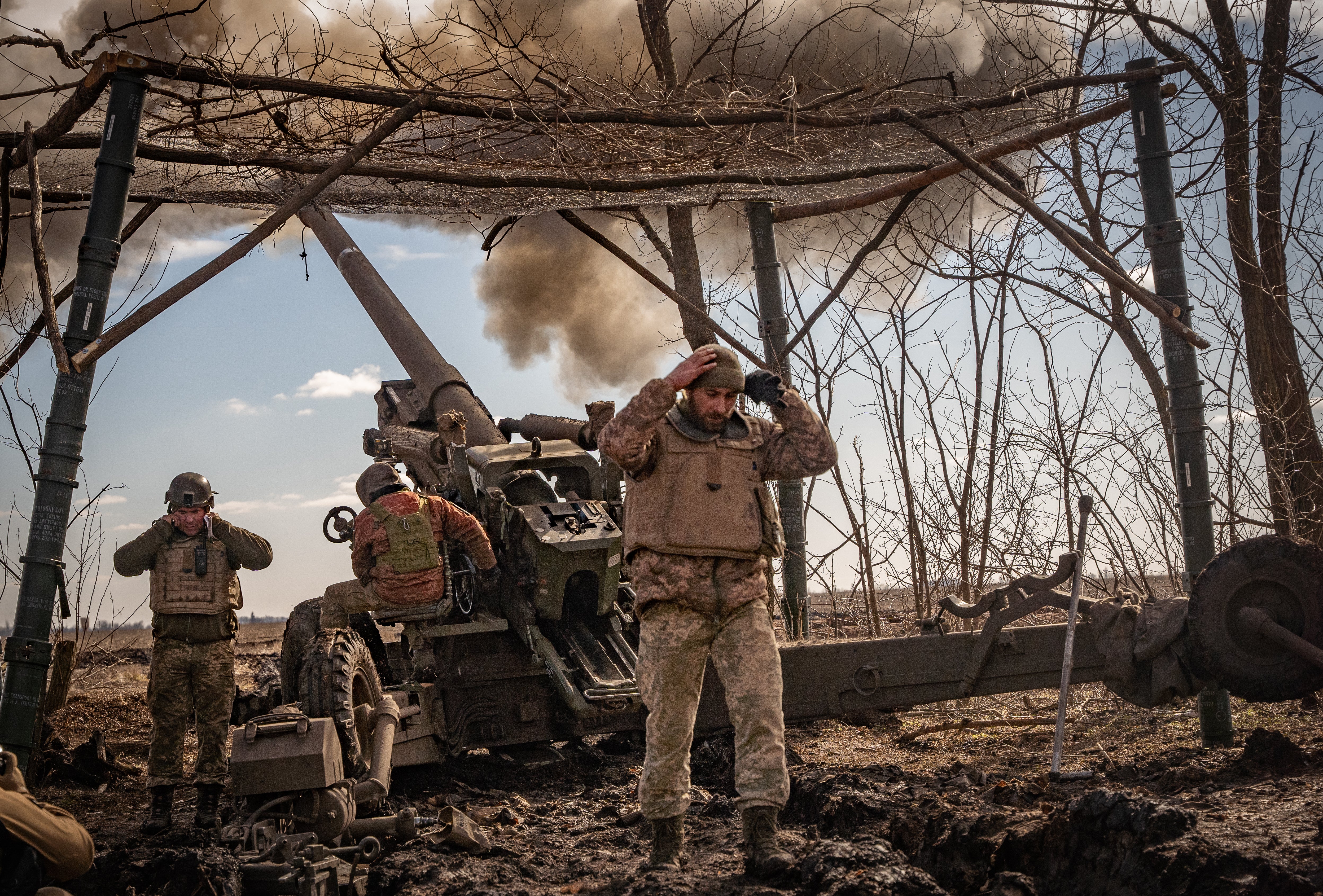 An artillery brigade on the Zaporizhzhia frontline