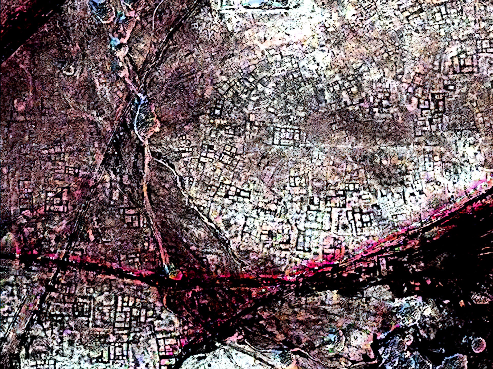 Satellite imagery of Tanis in Egypt