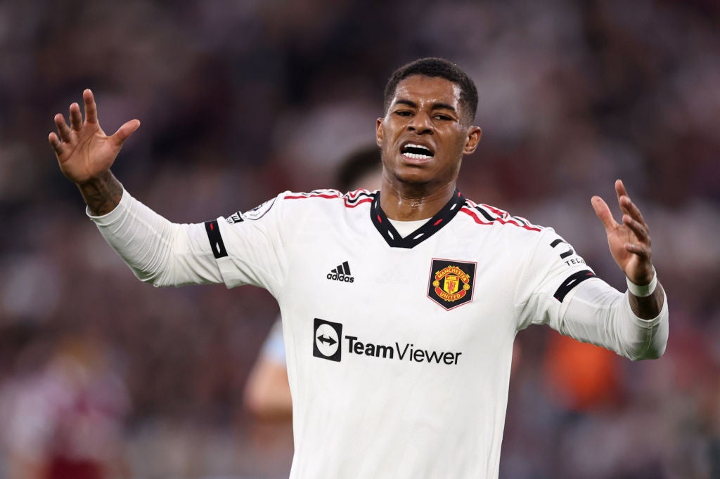 Marcus Rashford scored one and made another against Spurs but has otherwise had five fruitless outings since returning in the Ramon Sanchez Pizjuan