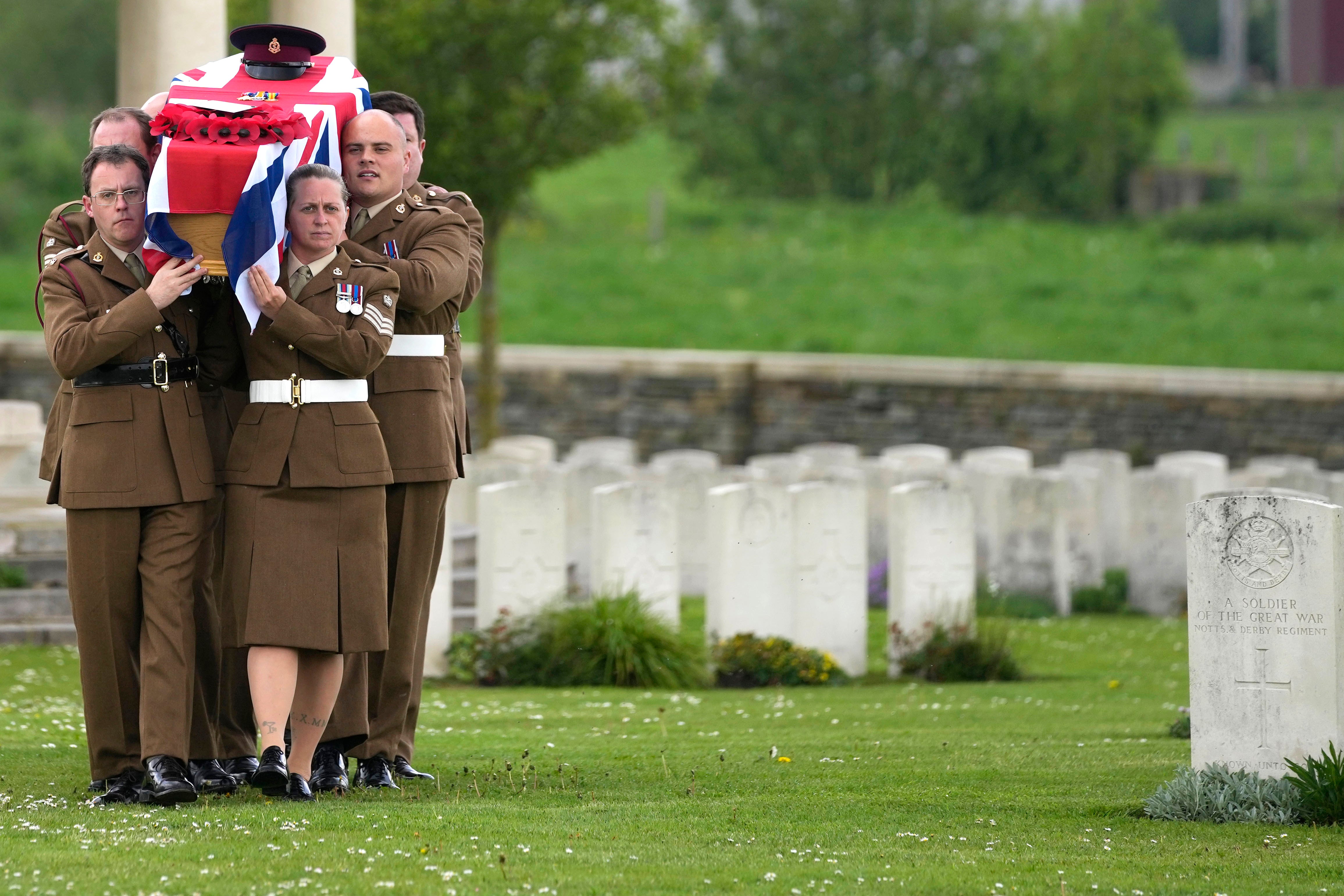 Belgium WWI Burial