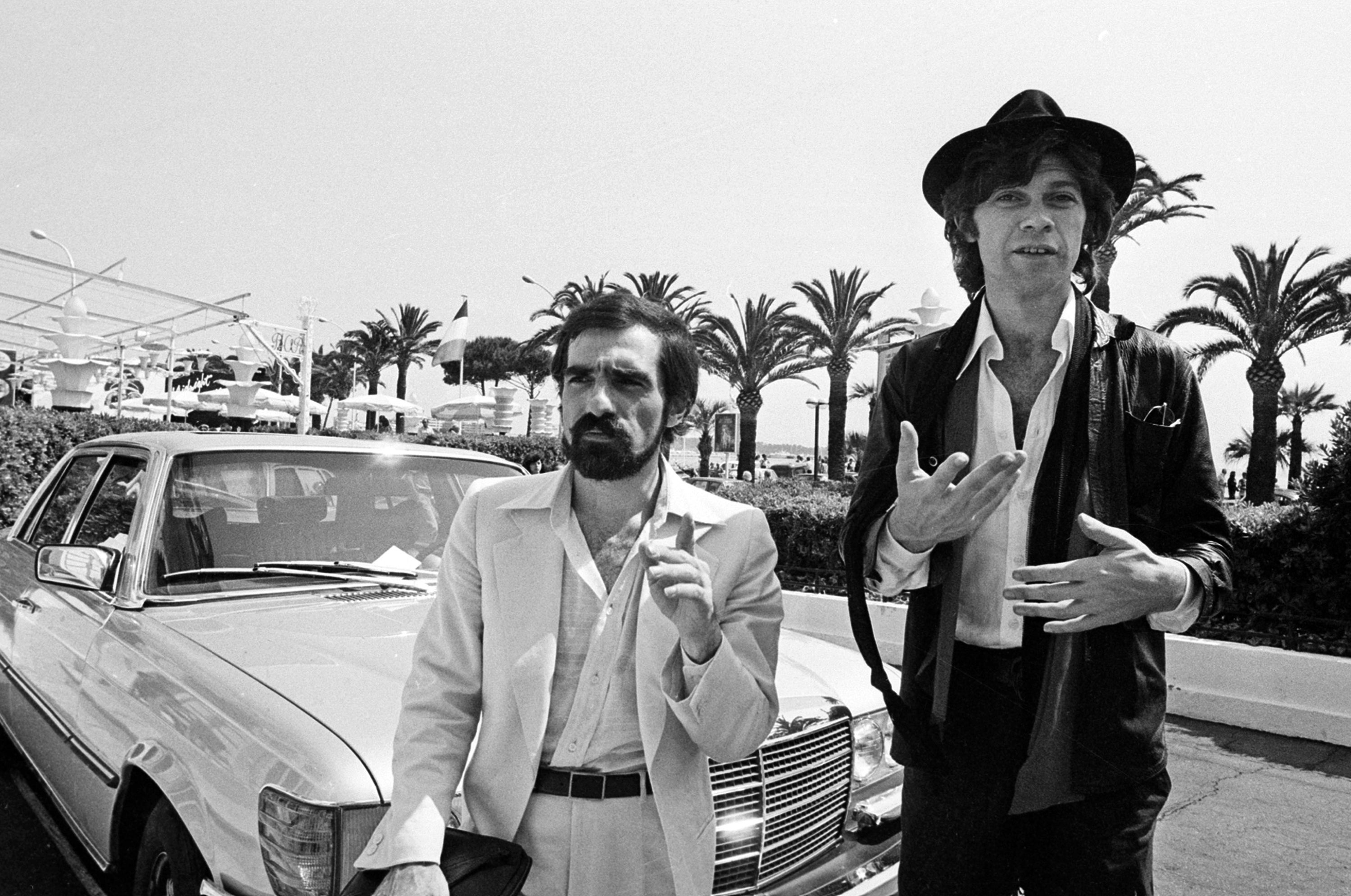 Martin Scorsese, left, and Robbie Robertson before they presented ‘The Last Waltz’ at the 31st Cannes International Film Festival