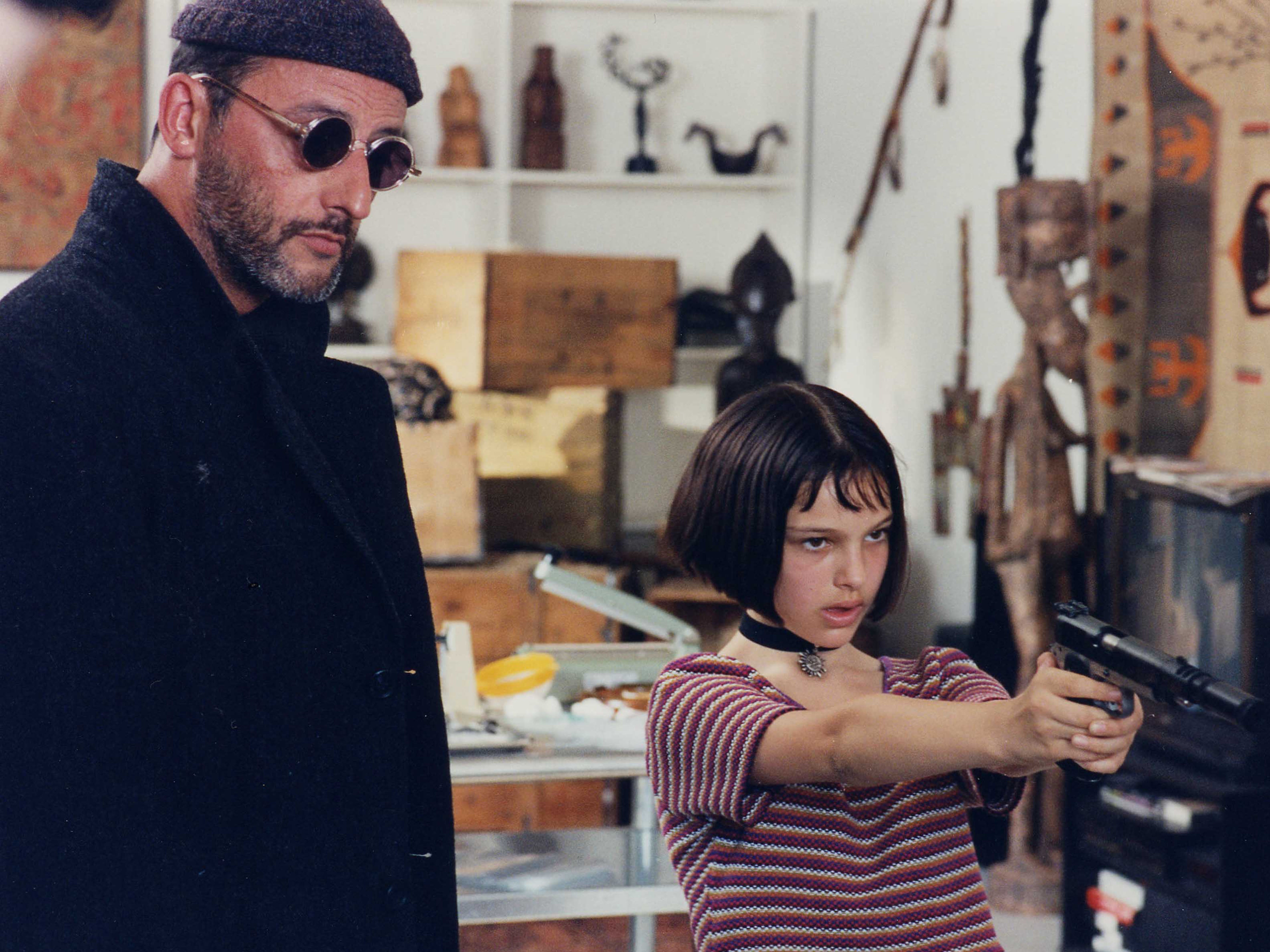 Jean Reno and Natalie Portman in ‘Léon’