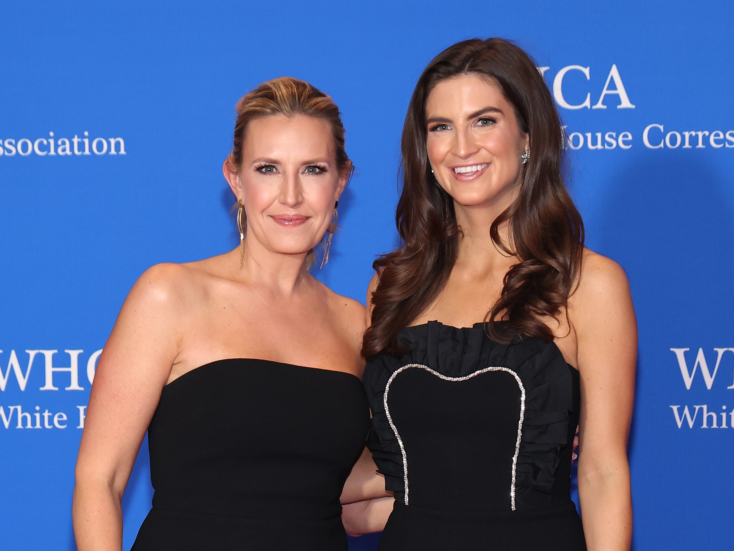 Poppy Harlow and Kaitlan Collins attend the 2023 White House Correspondents' Association Dinner