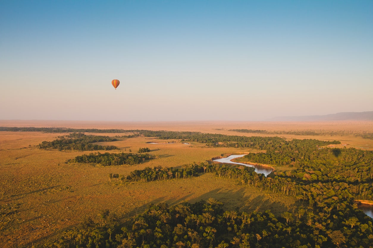 View over a section of the Masai Mara