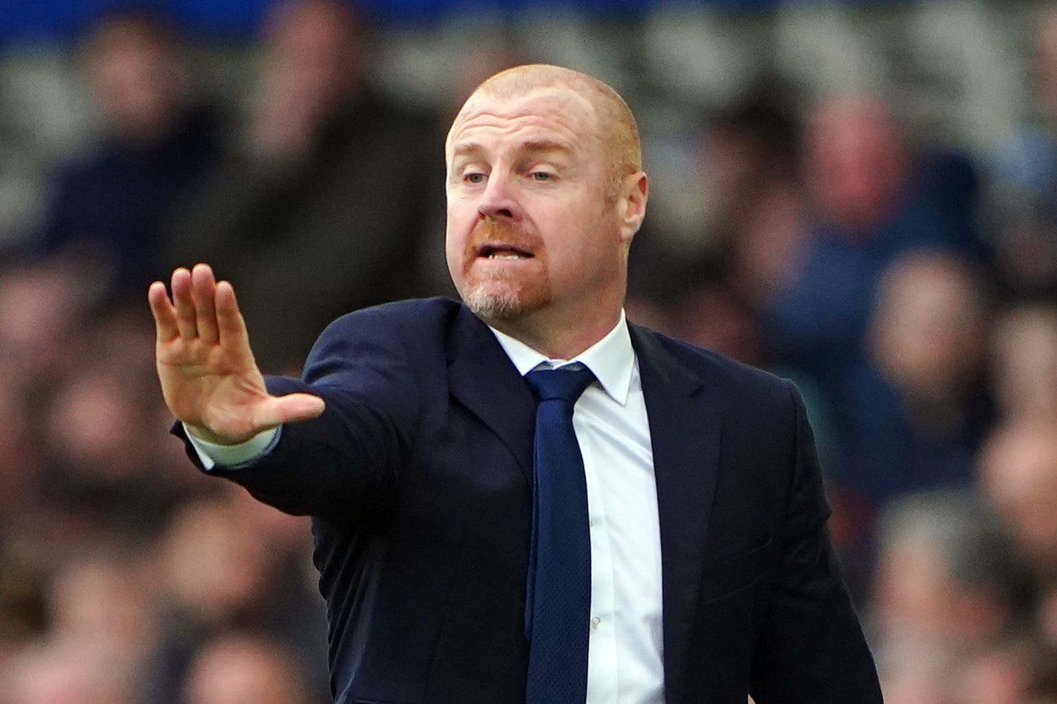 Everton manager Sean Dyche has cautioned against reading too much into the relegation-threatened club’s win at Brighton (Peter Byrne/PA)
