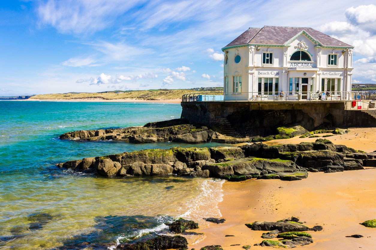 The Arcadia, a historic cafe and ballroom on the coast of Portrush