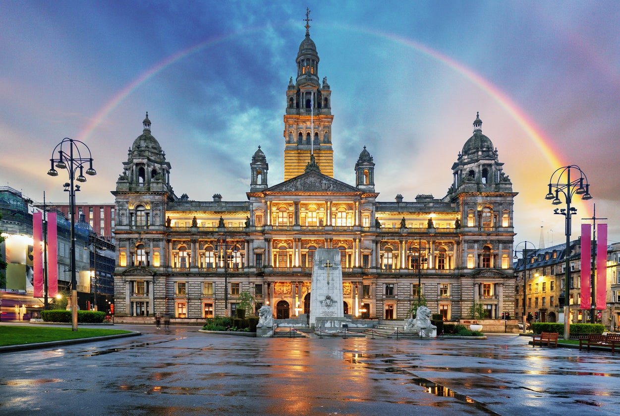 Glasgow City Chambers and George Square