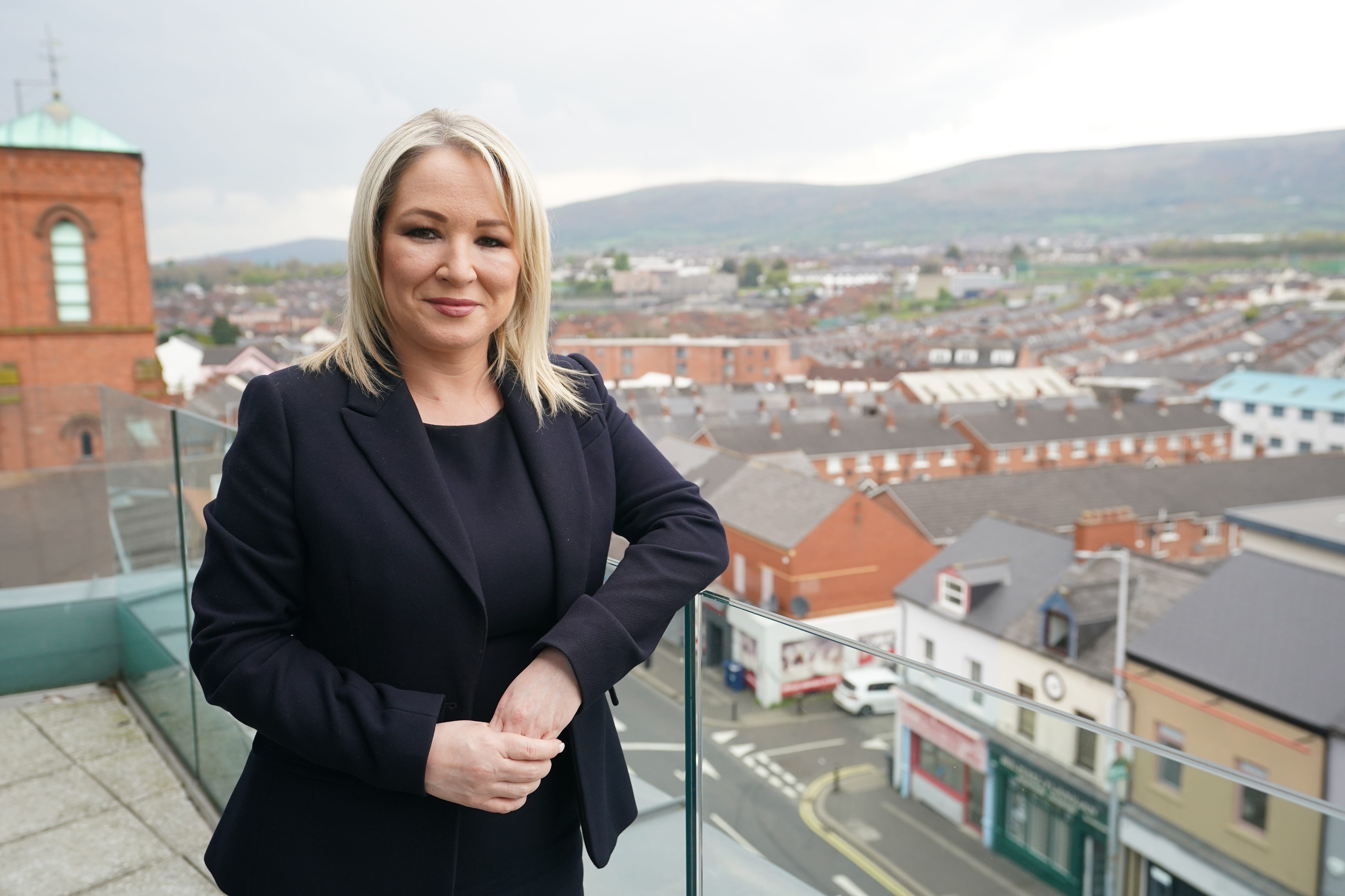 Sinn Fein’s vice president Michelle O’Neill (Niall Carson/PA)