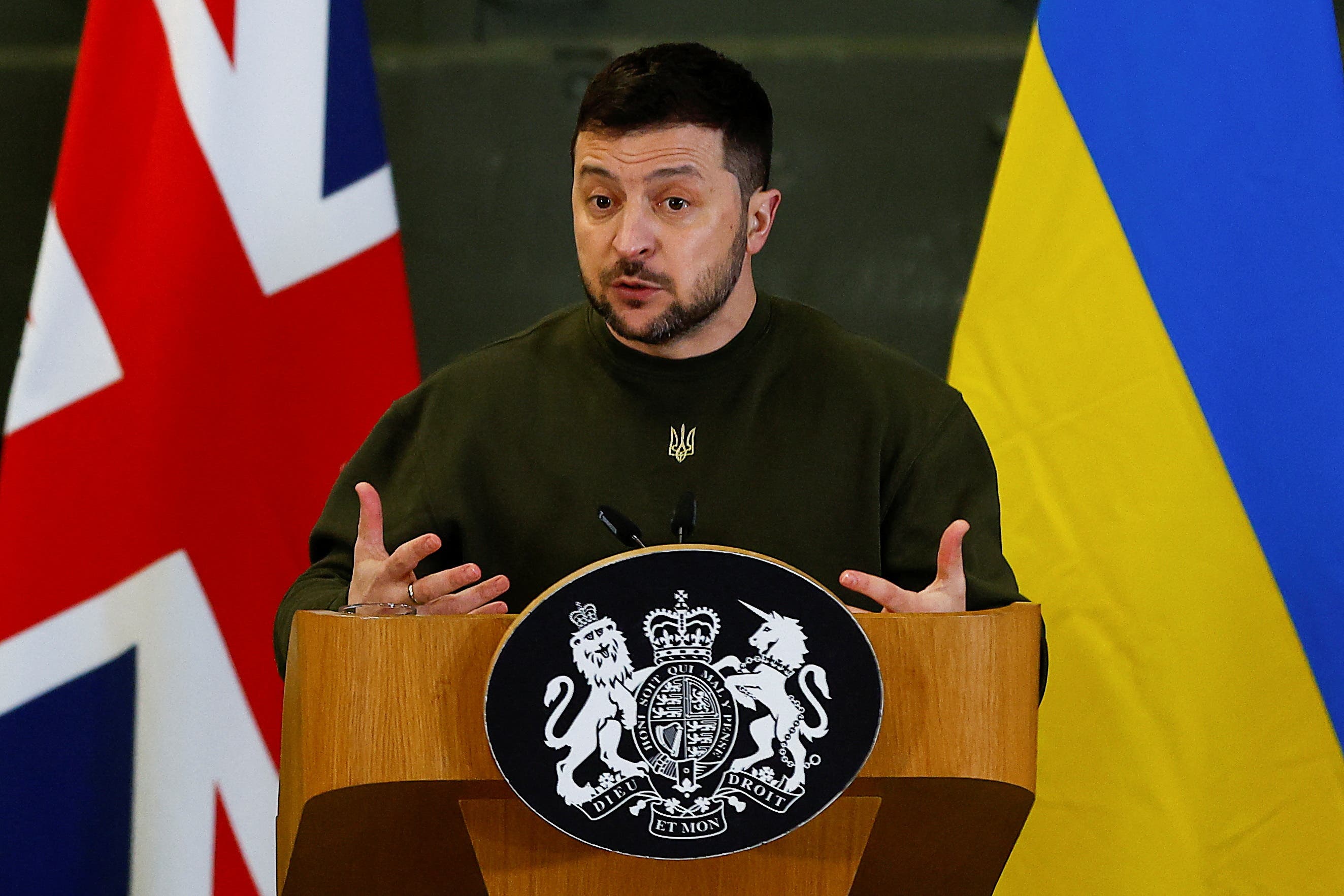 Ukrainian President Volodymyr Zelensky will not be able to address the Eurovision final, the EBU said (Peter Nicholls/PA)