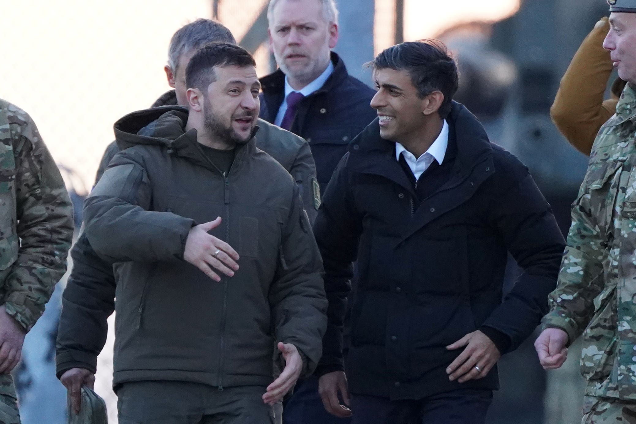 Rishi Sunak said he was disappointed Volodymyr Zelensky had not been allowed to speak