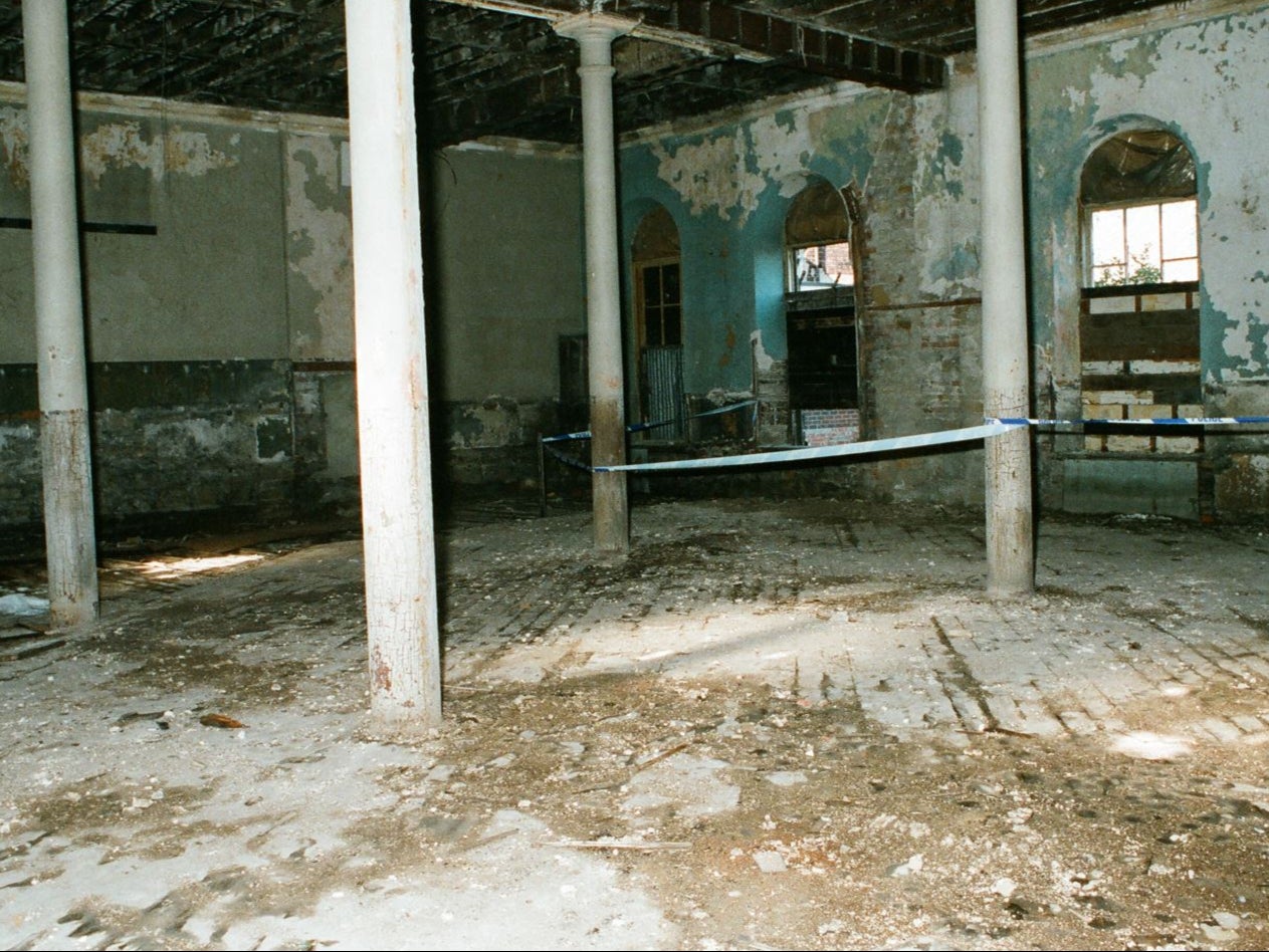 The crime scene in the Old Exchange building in Hendon, Sunderland