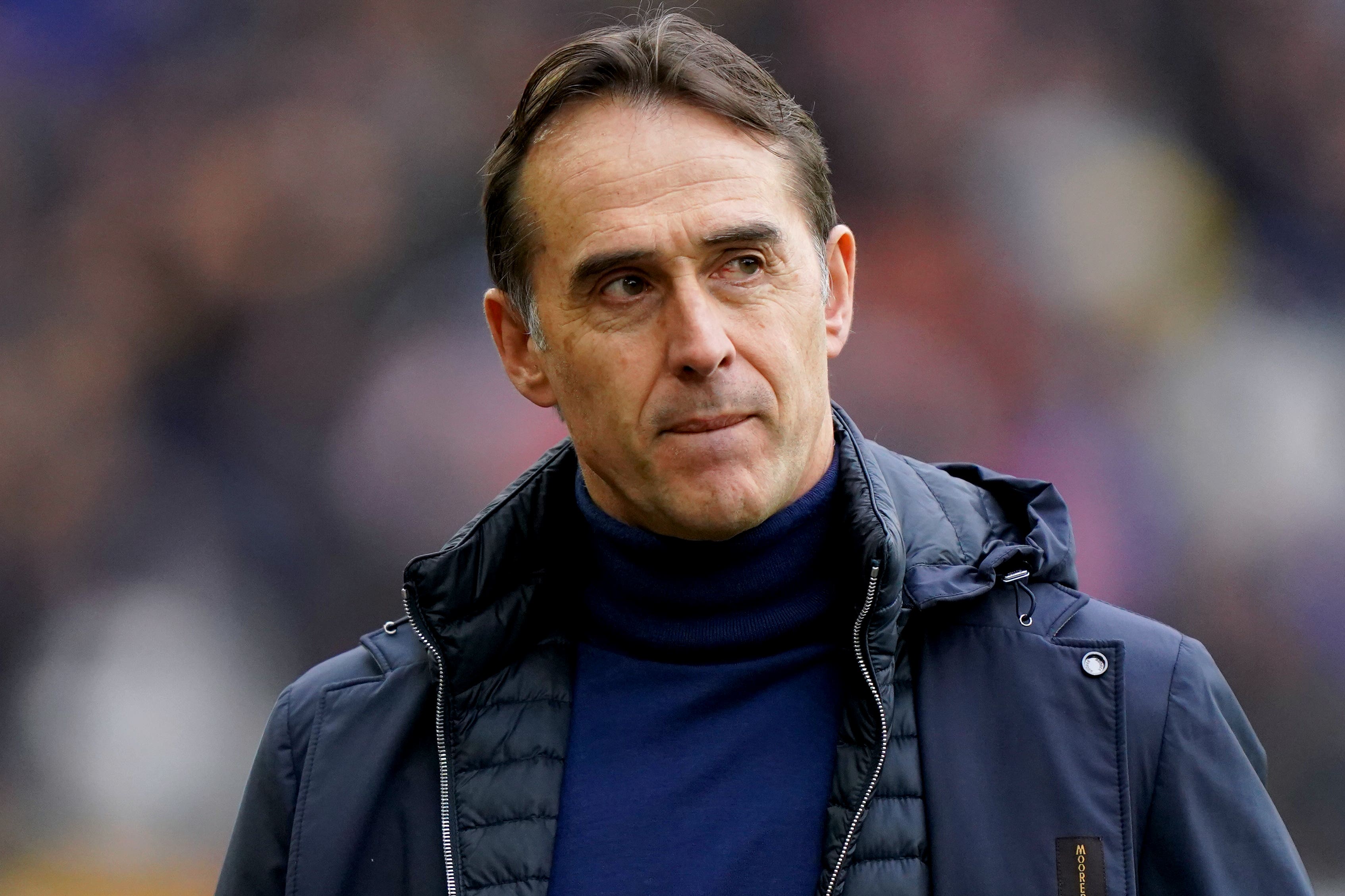 Julen Lopetegui has kept Wolves up (Tim Goode/PA)