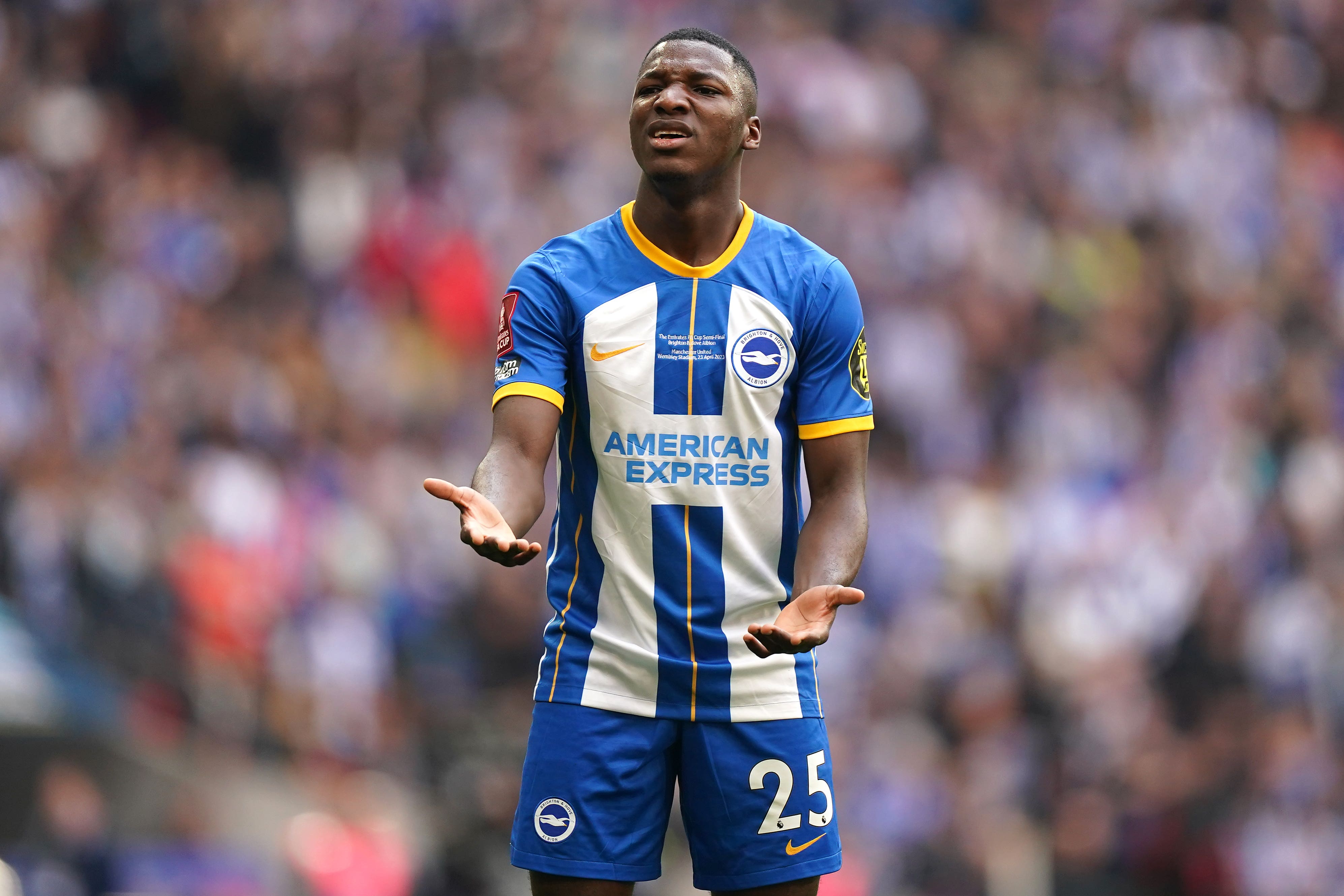 Moises Caicedo has no point to prove at the weekend, according to his boss at Brighton (Mike Egerton/PA)