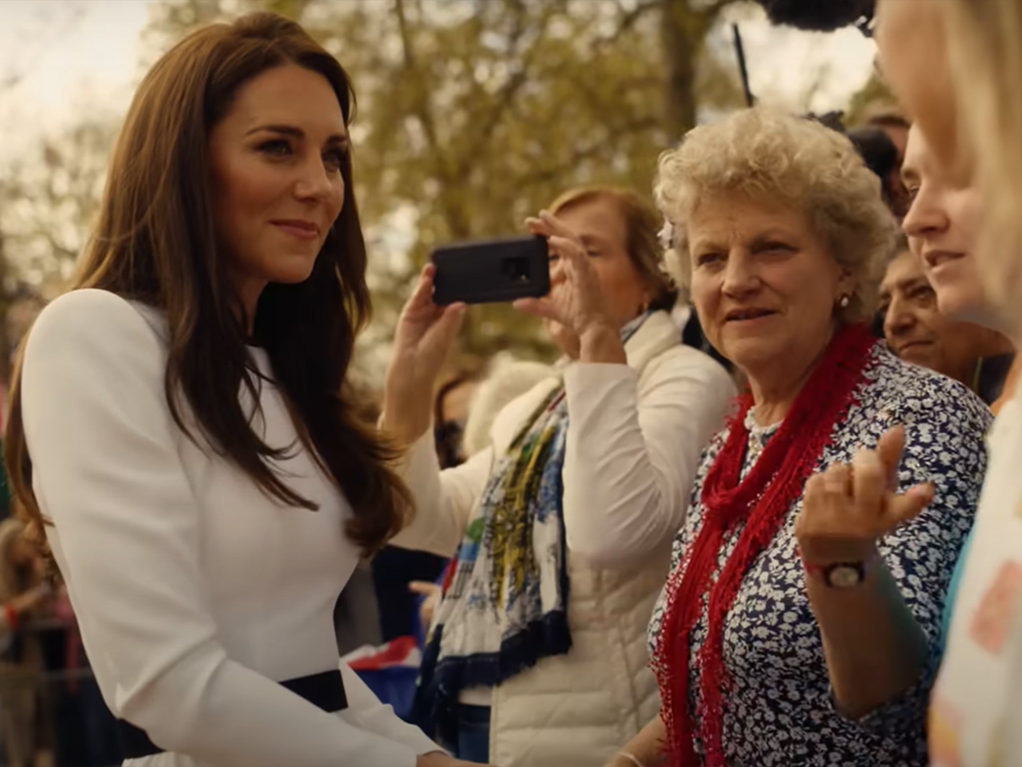 A new view of Kate meeting the public