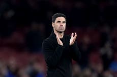 Arsenal won’t stop digging for Premier League title, Mikel Arteta vows