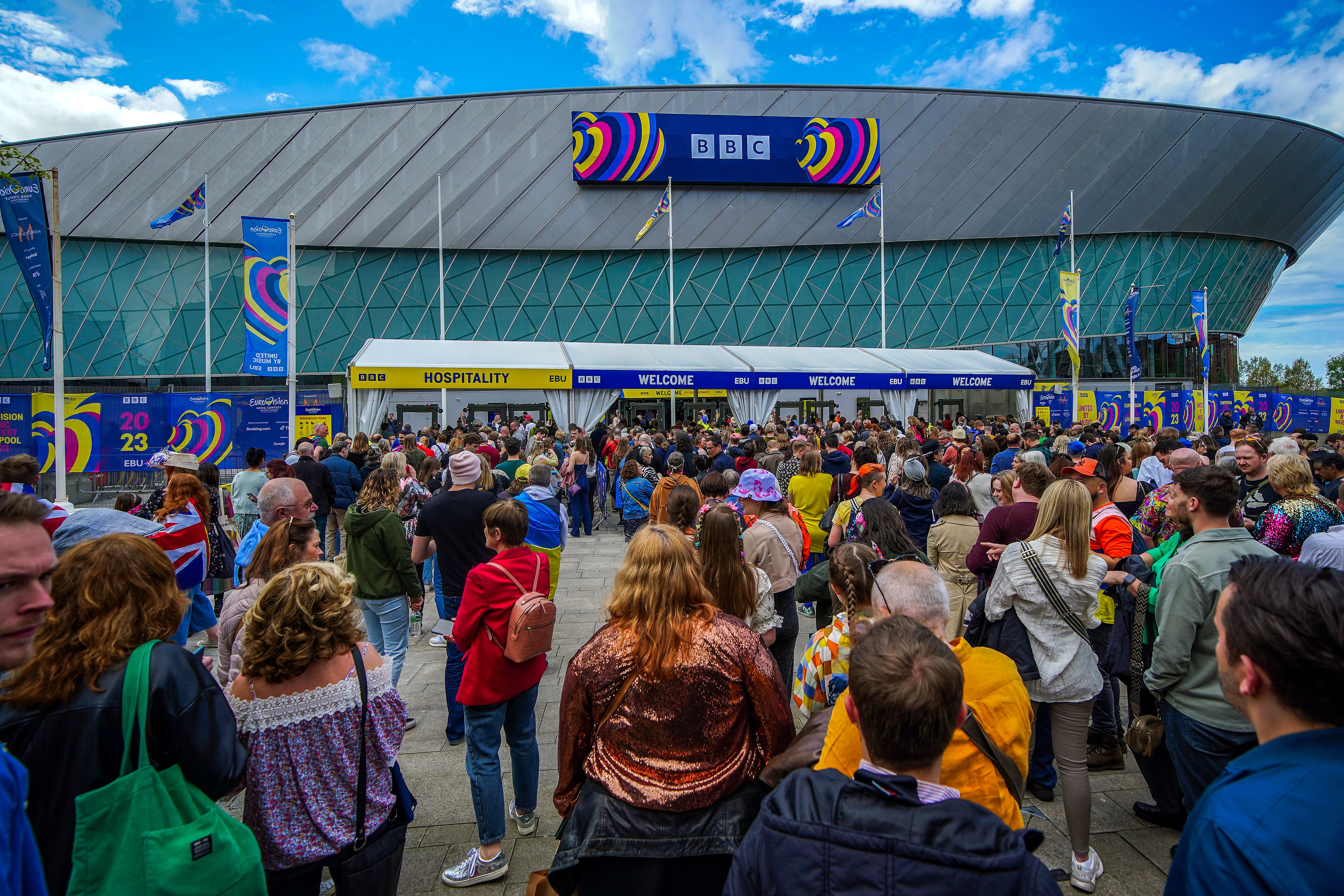 Eurovision attracted hundreds of thousands of and to Liverpool (PA)