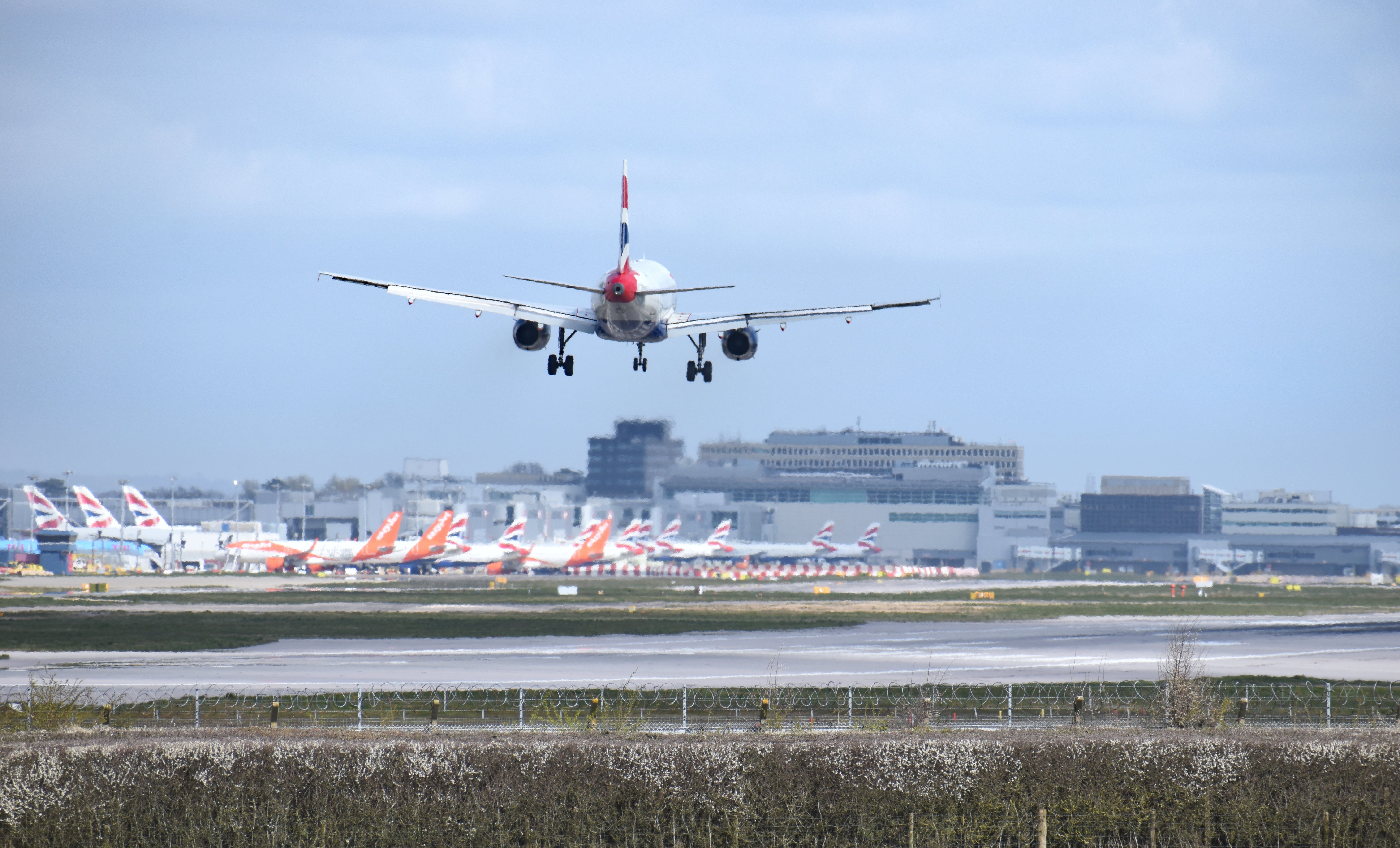 Flights from Gatwick Airport were halted this afternoon due to reports of drone activity