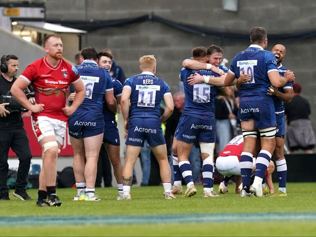 <p>Sale Sharks battled past Leicester Tigers </p>