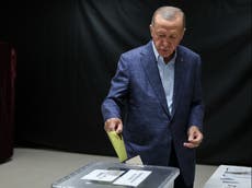 Erdogan gains upper hand in scramble to keep power as Turkey’s presidential election heads for run-off