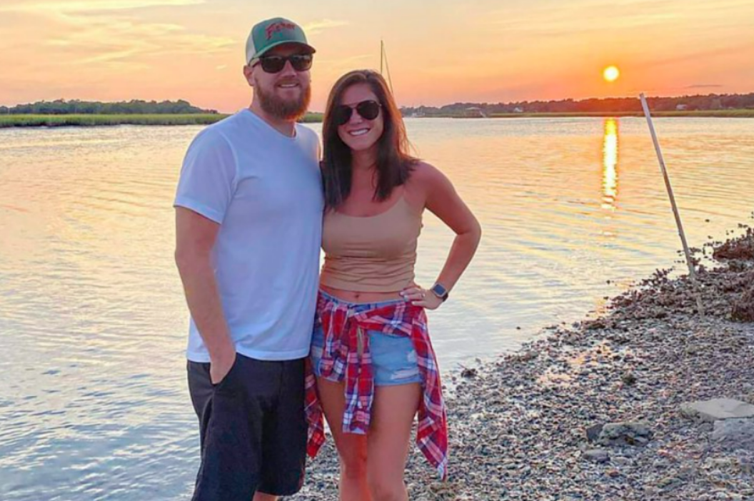 This undated photo shows Samantha Miller and her groom-to-be Aric Hutchinson