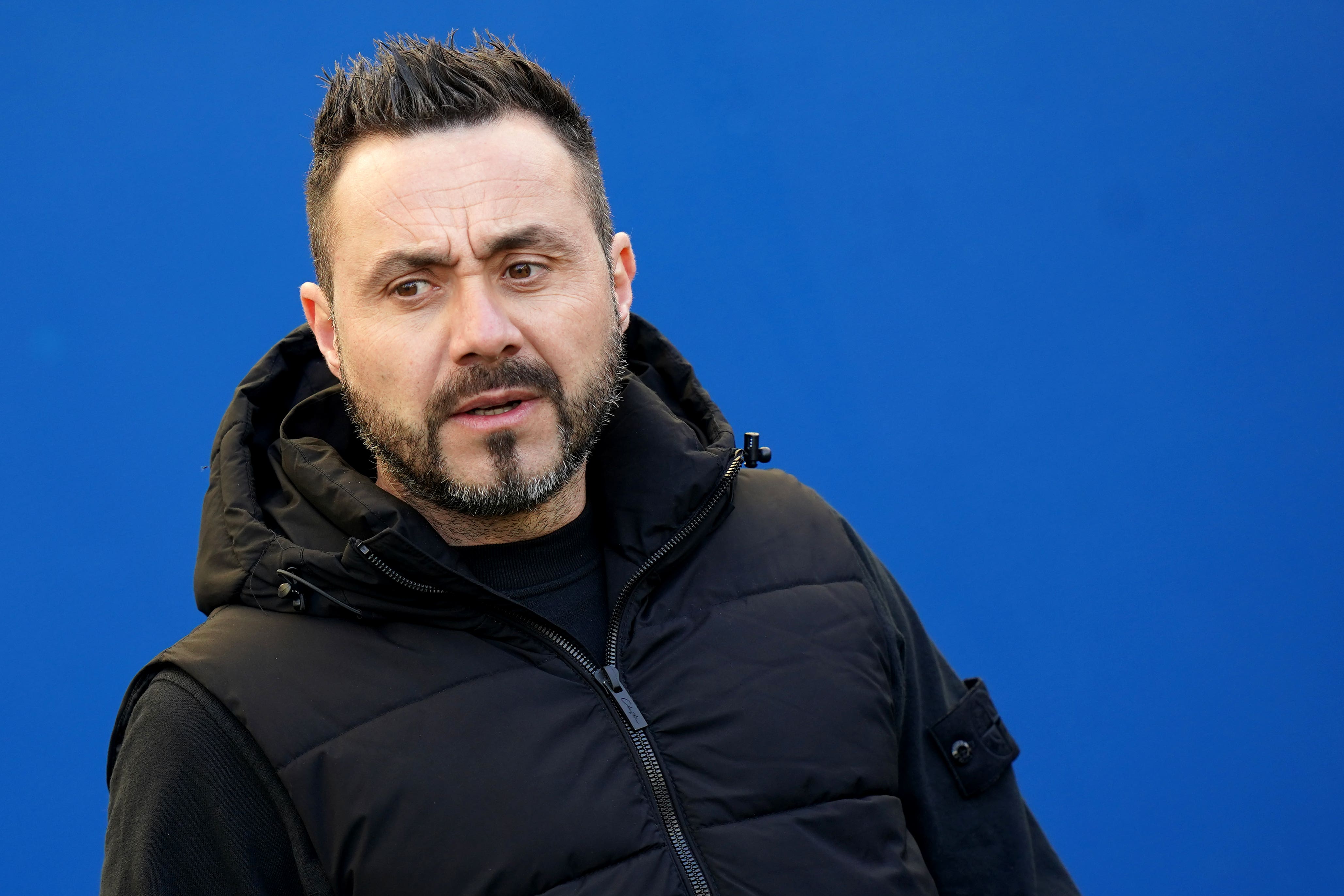 Brighton and Hove Albion manager Roberto De Zerbi (Adam Davy/PA)