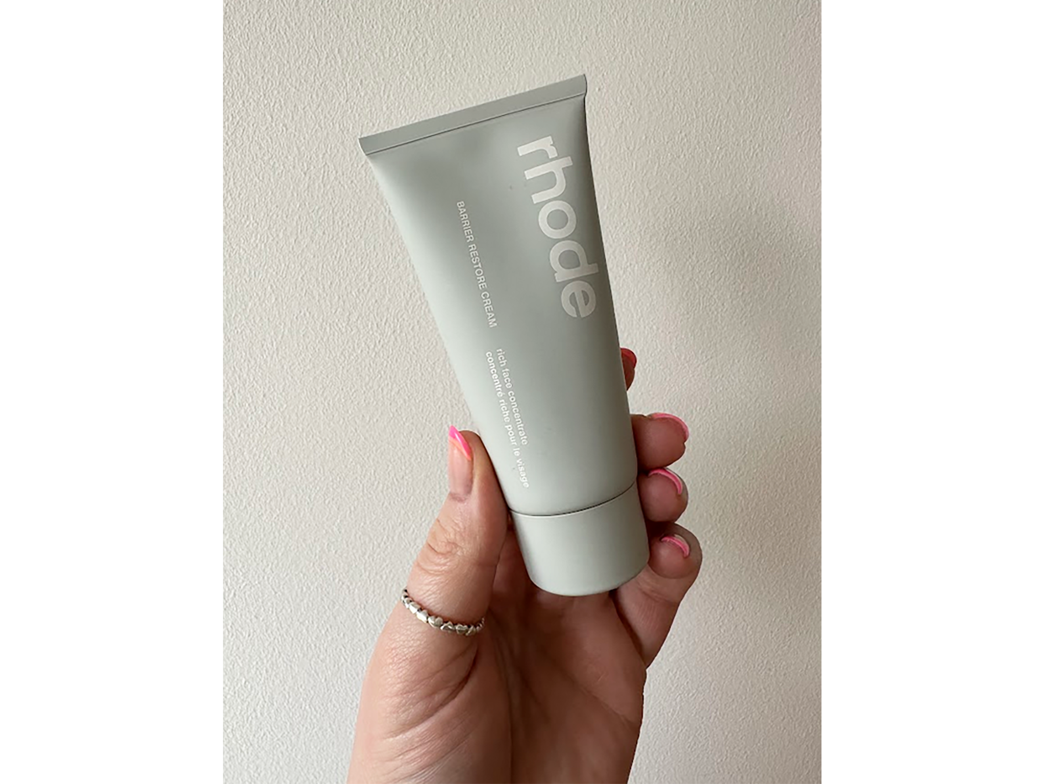 Rhode skincare review Rhode barrier restore cream